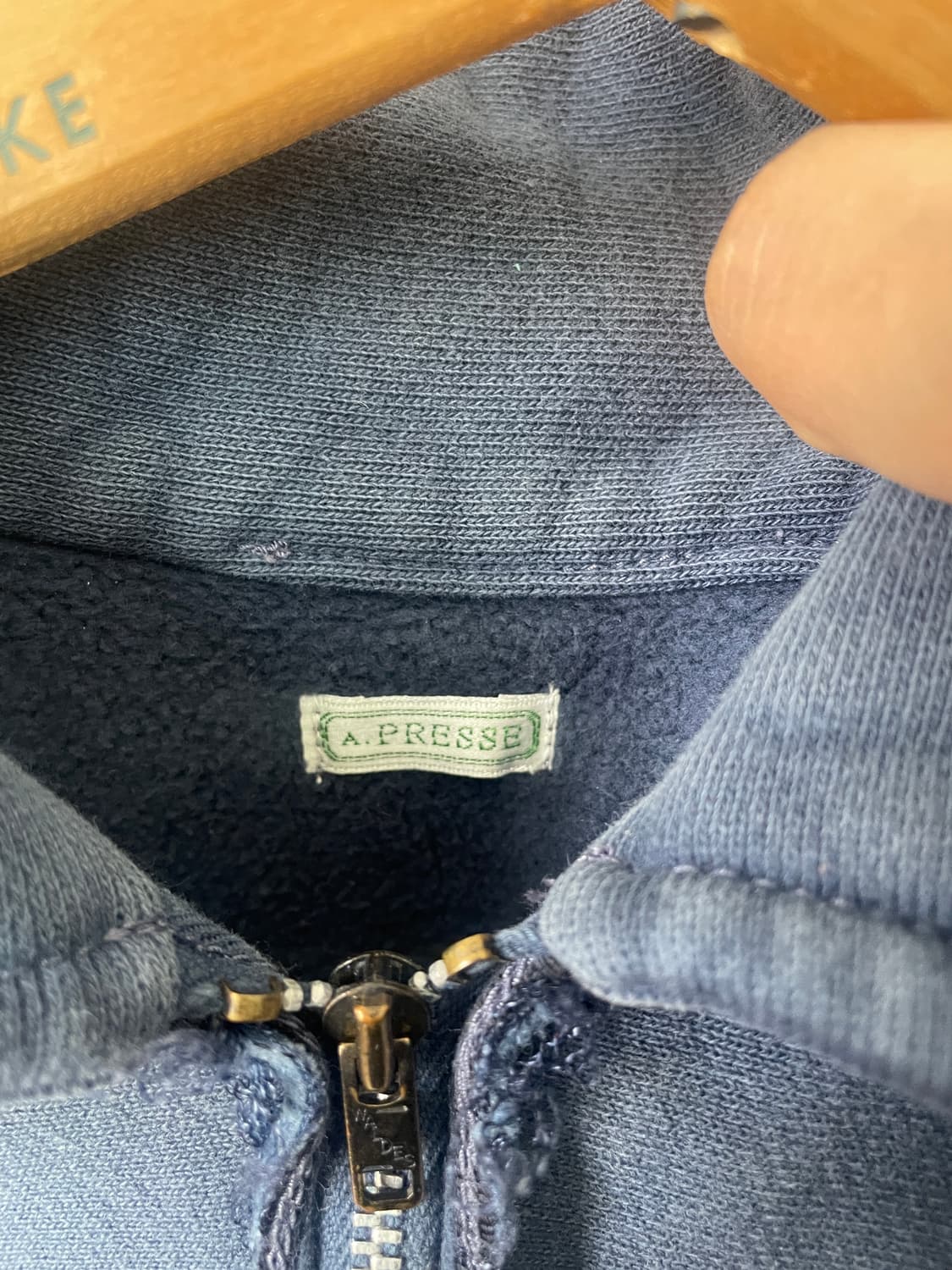 아프레쎄 하프집엎 스웻 상품이미지4