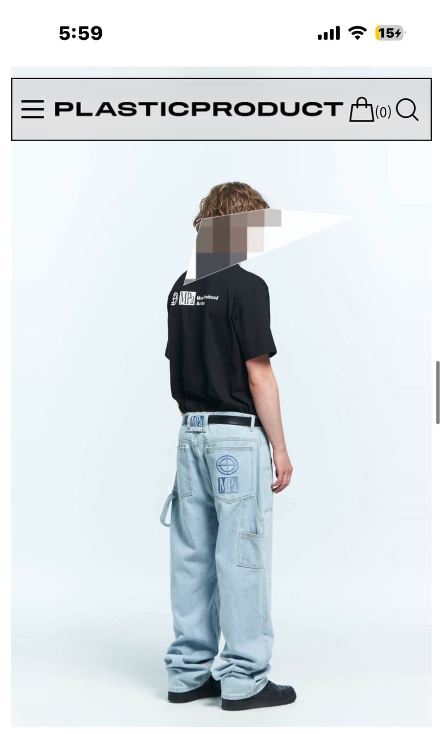 플프 페인터 데님팬츠 팝니다 S 상품이미지1