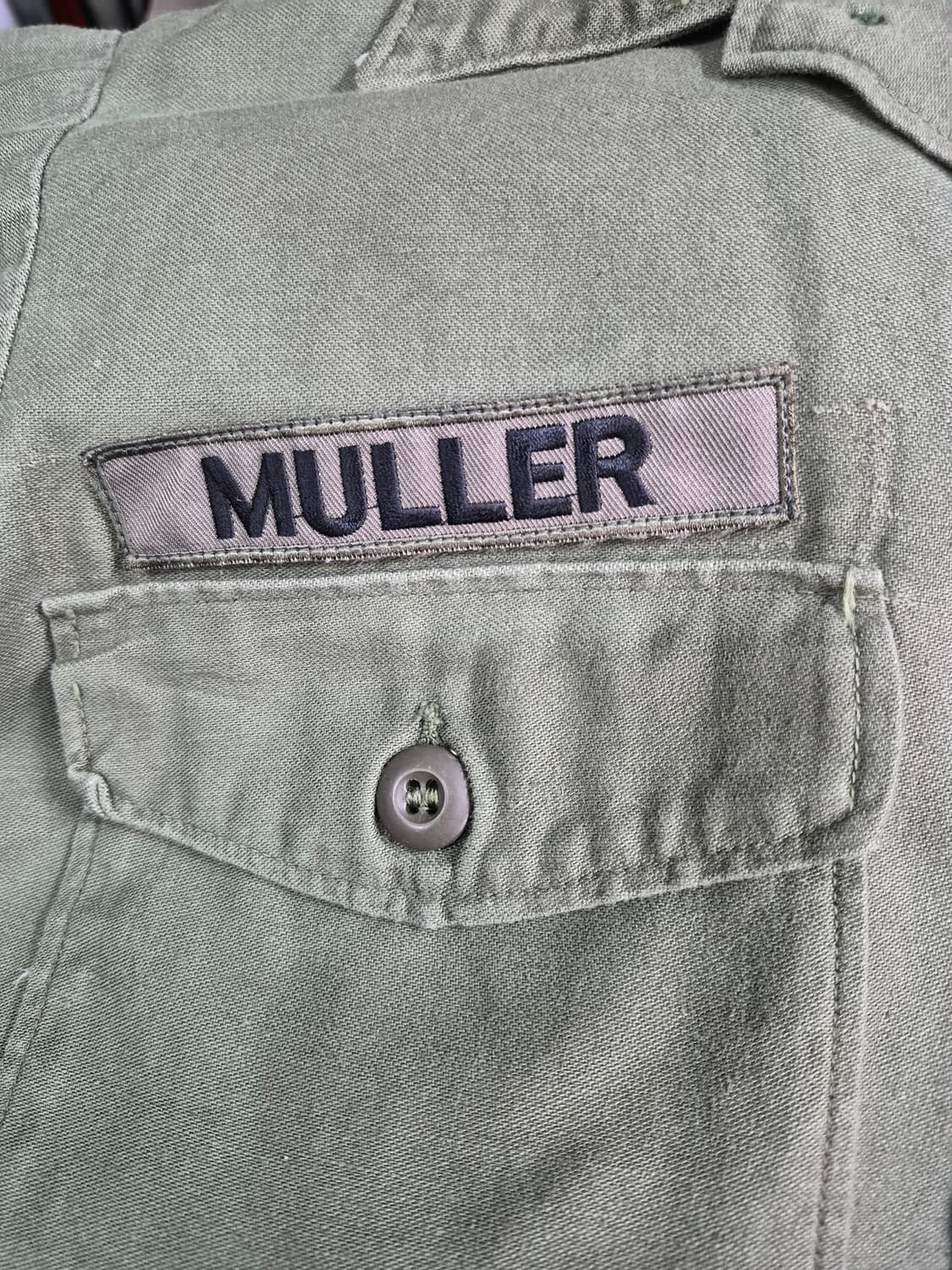 US ARMY 야전 셔츠 MULLER 패치 105 상품이미지5