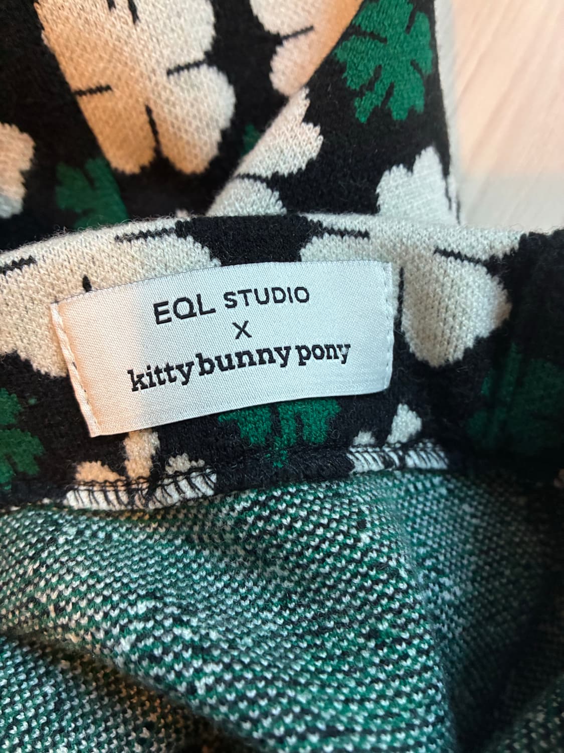 EQL x kittybunnypony 클로버니트스커트🍀 상품이미지7
