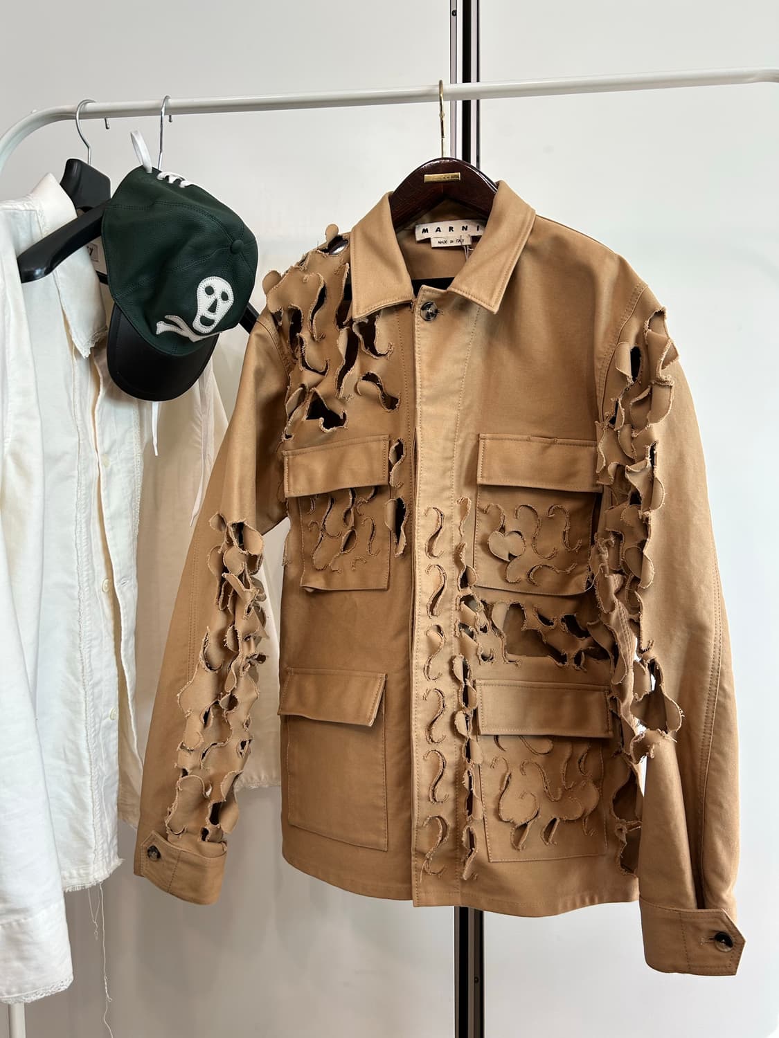 마르니 카모 레이저컷 자켓 상품이미지1