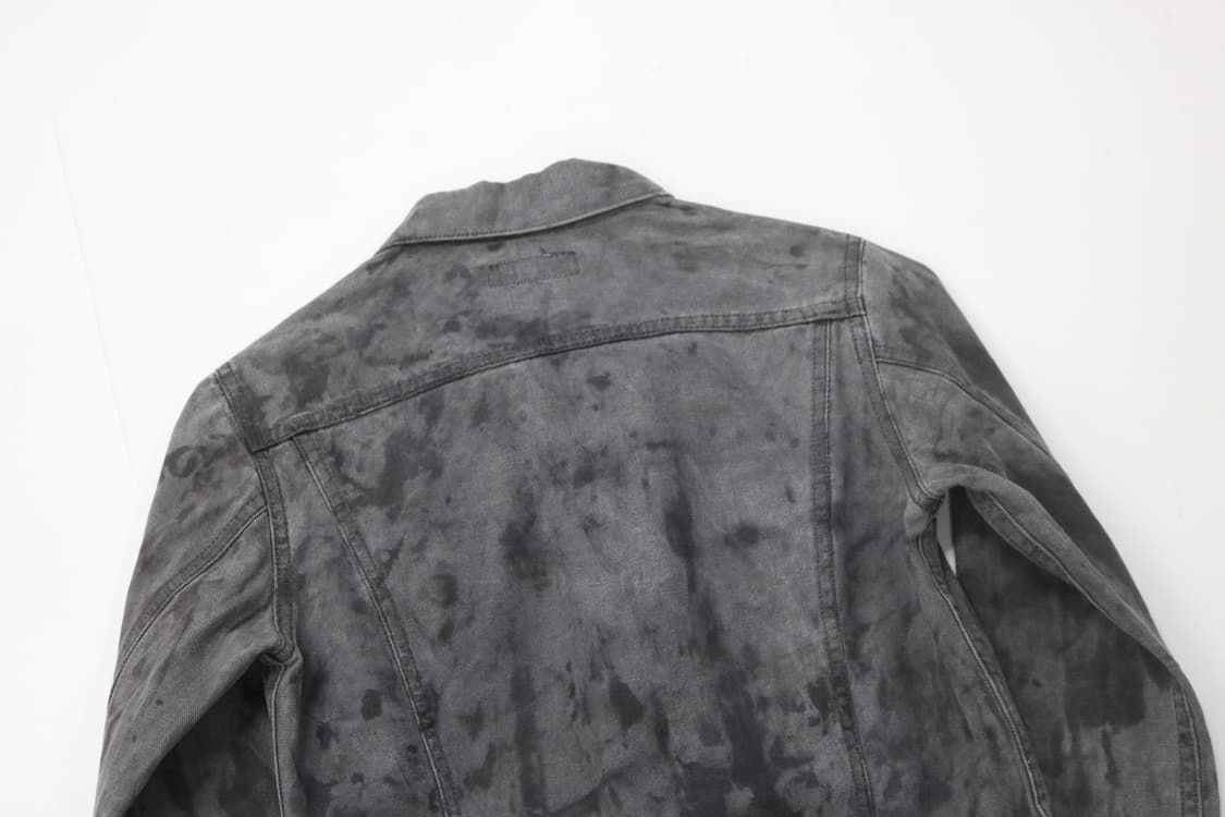 드레싱룸(DRESSING ROOM) 빈티지 워싱 블랙 데님 자켓 상품이미지7