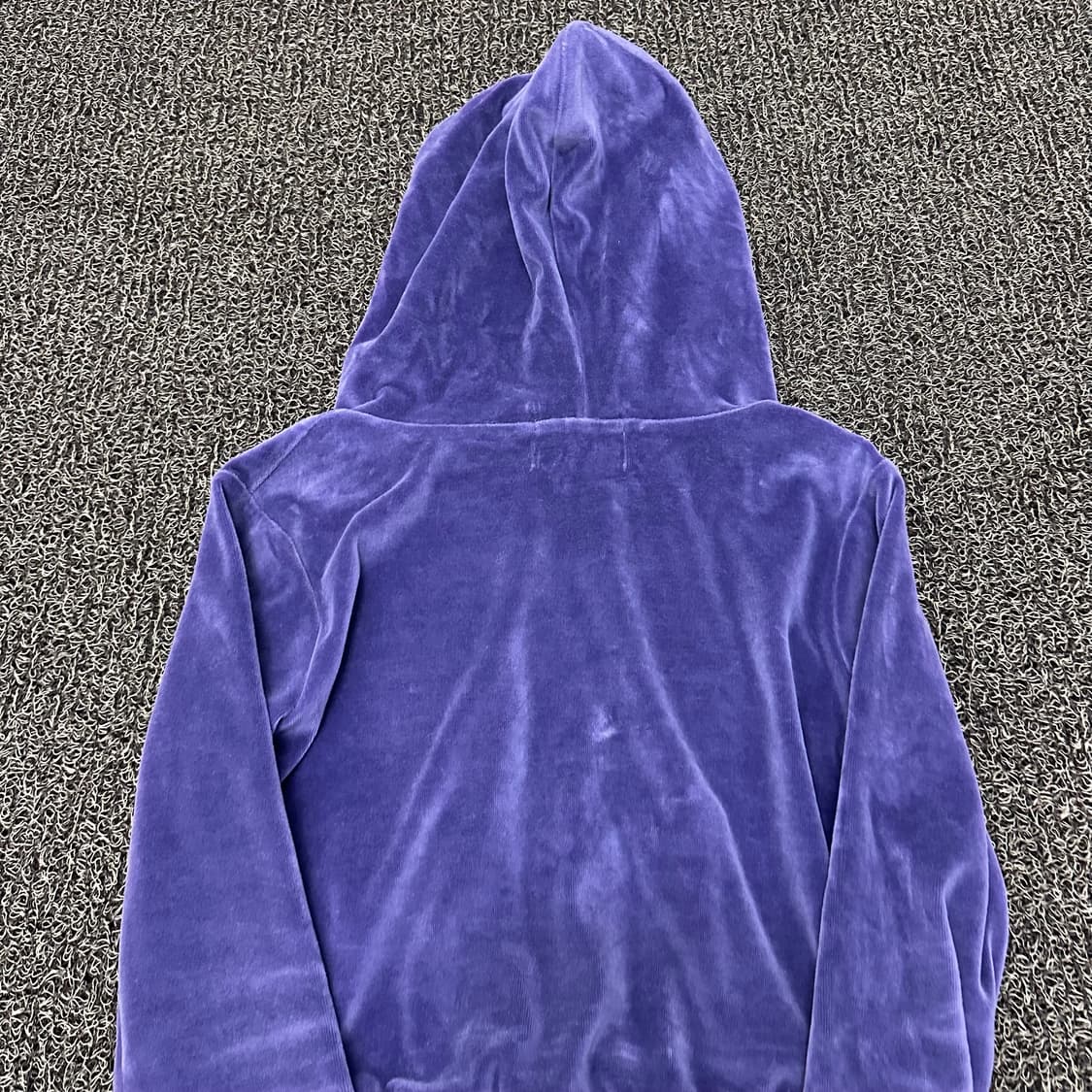 카키포인트 벨벳 큐빅 후드집업 퍼플 상품이미지6