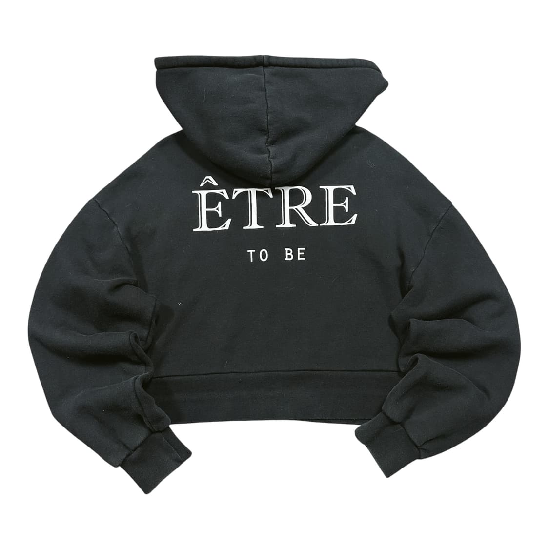 ✨ (바배) 에트레 세실 블랙 크롭 후드 집업 상품이미지1