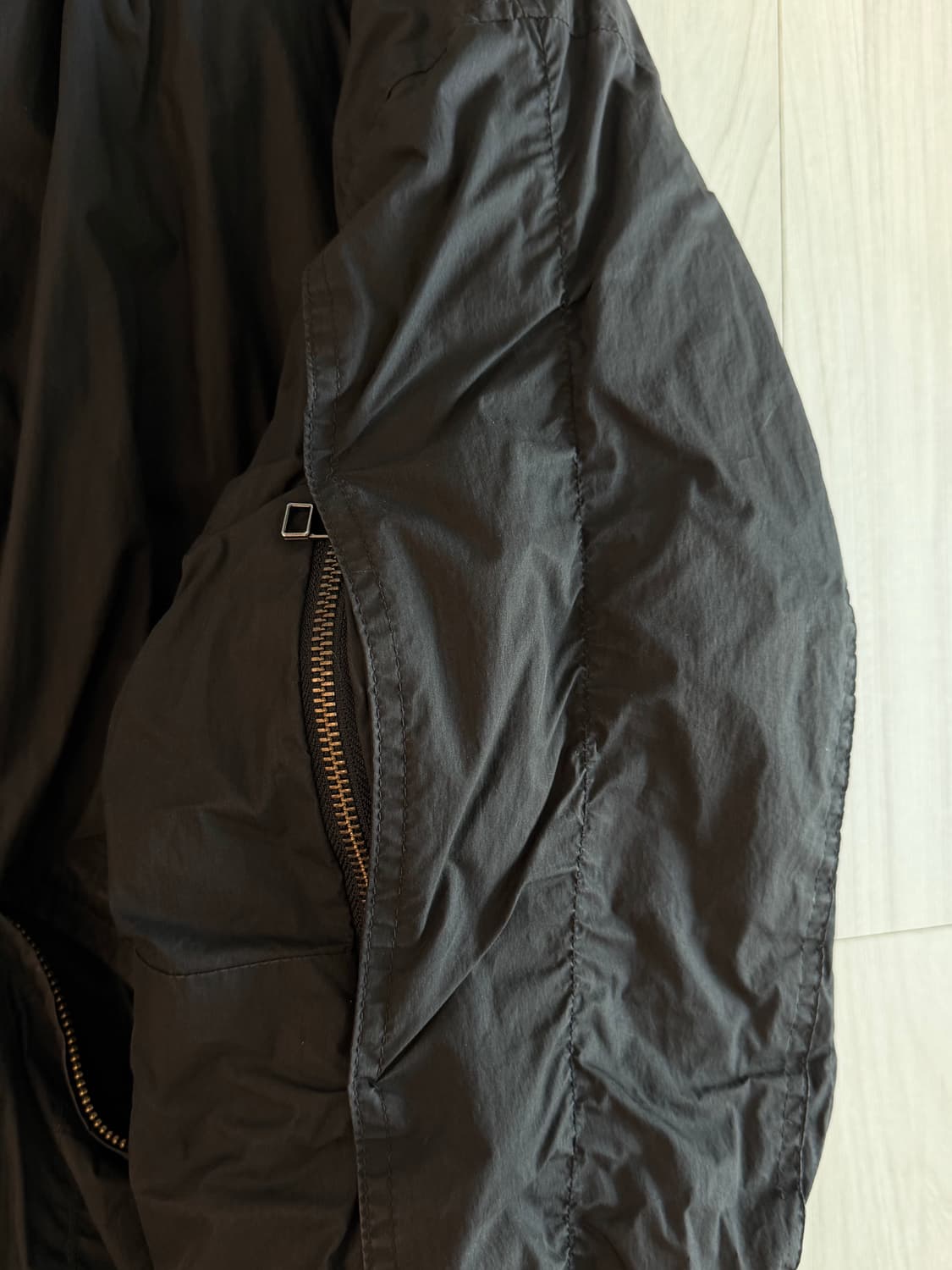 쿠어 퍼프 플라이트 ma-1 패딩 블랙 상품이미지2