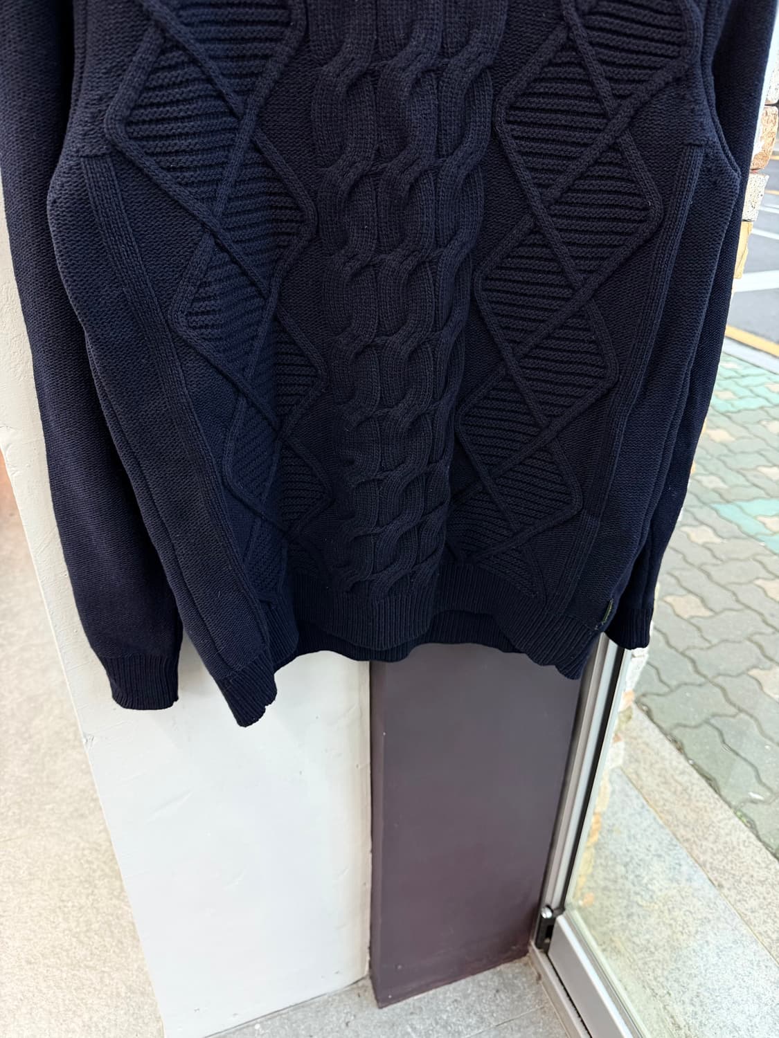 M/ 바버 피셔맨 아란 울 니트 상품이미지4