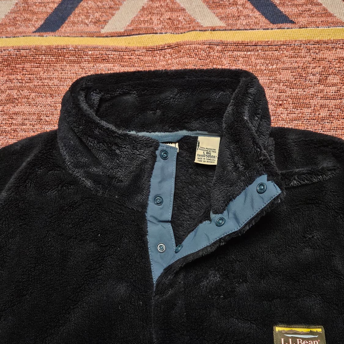 엘엘빈 플리스 스냅티 / 데드스탁급 컨디션 상품이미지4