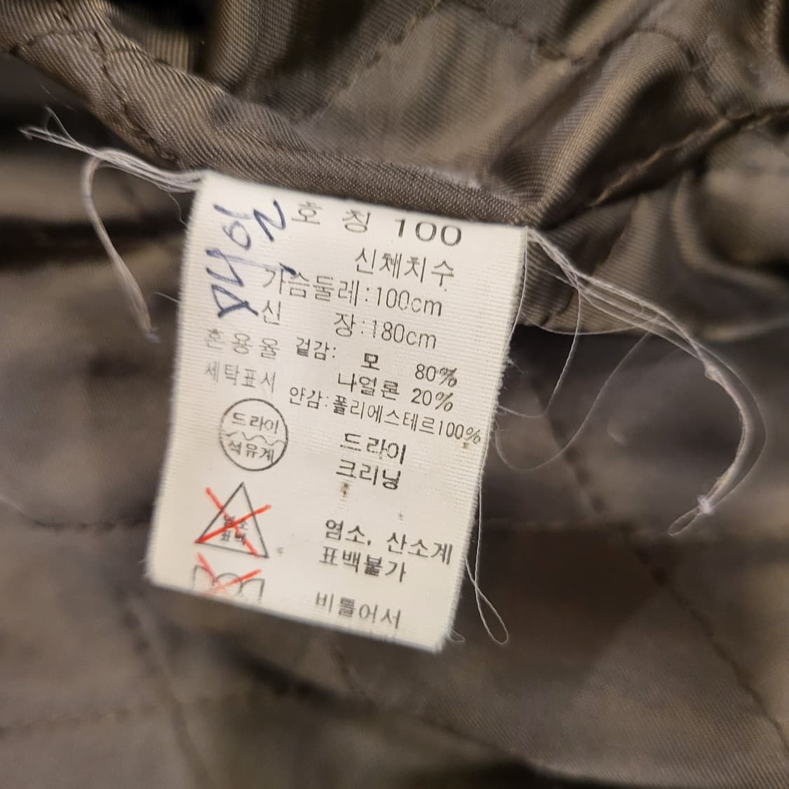 90s 유니온베이 코트 (100) 상품이미지8