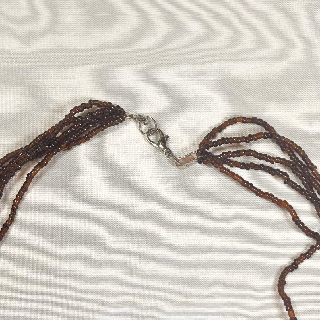 빈티지 모리걸 하구미 히피 우드 레이어드 목걸이 상품이미지3