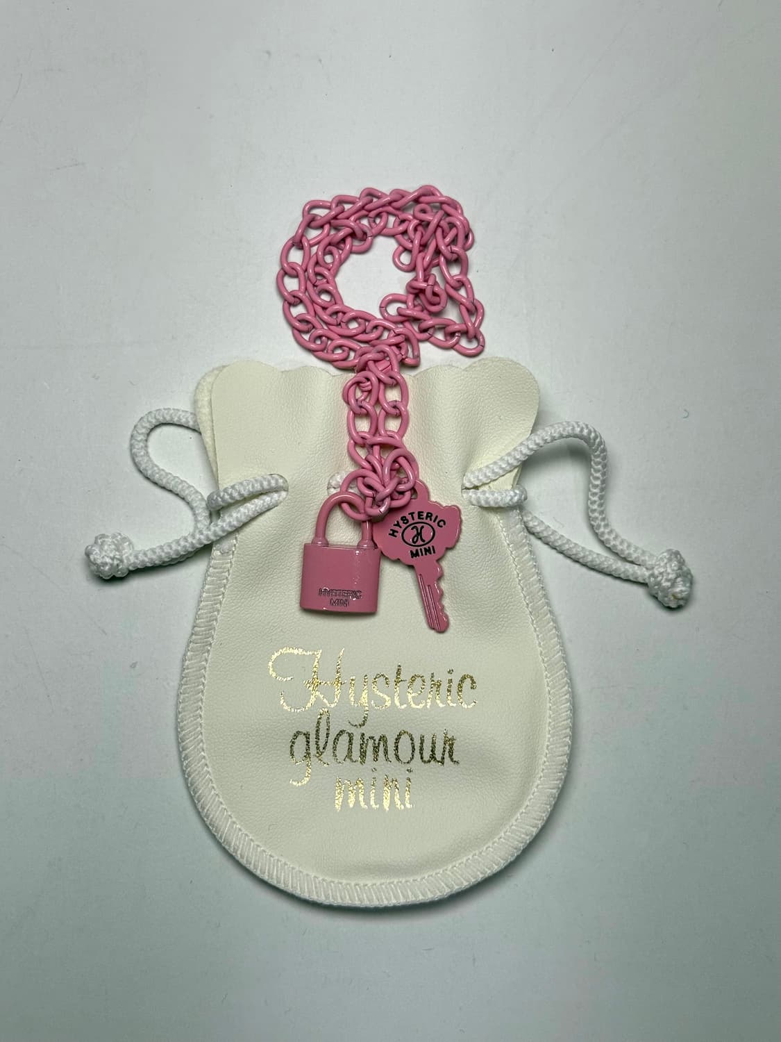 히스테릭 글래머 아카이브 자물쇠 열쇠 초커 목걸이 새상품 풀구성 상품이미지2