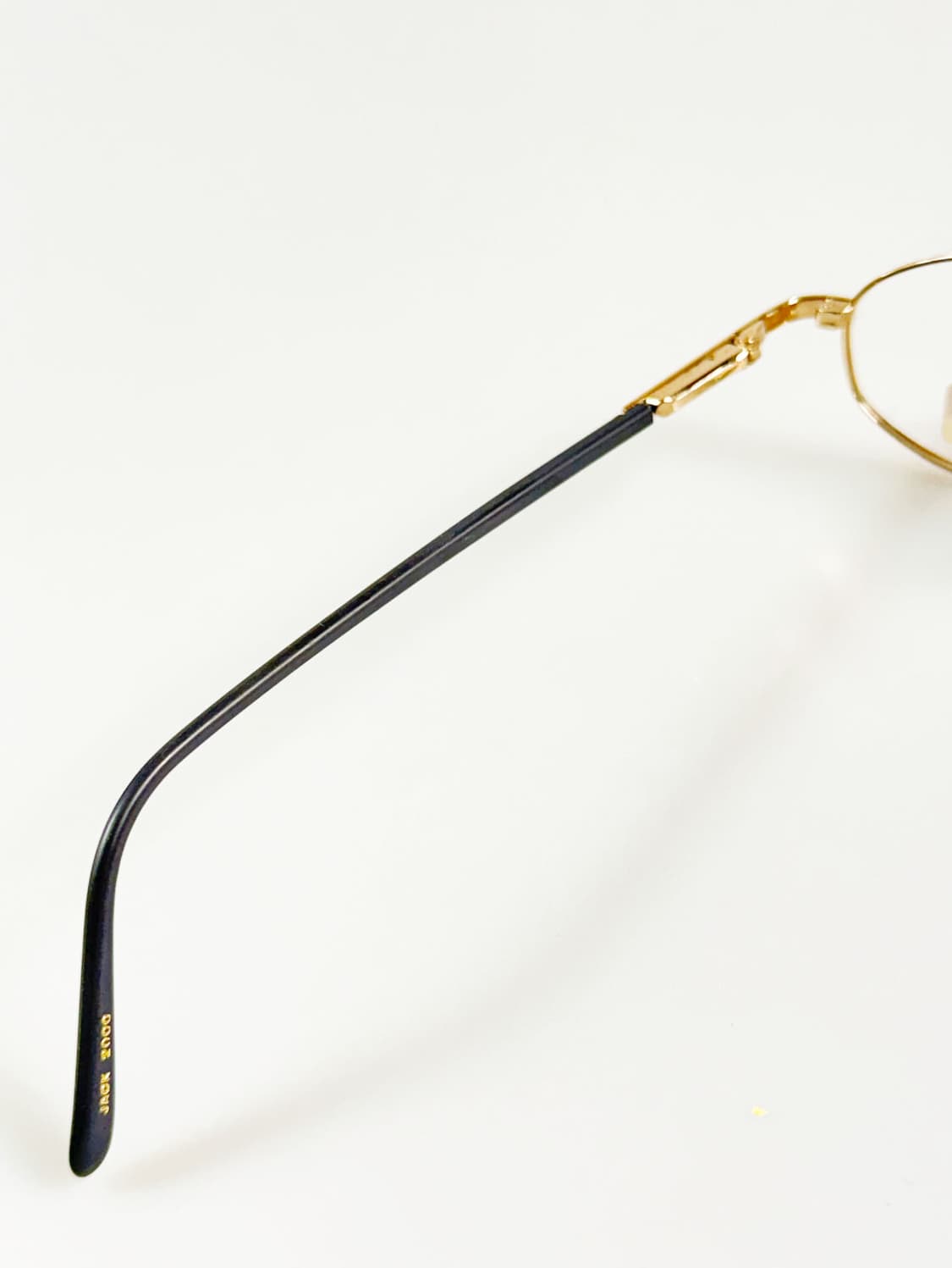 90s JACK 2000 골드 슬림 오벌 프레임 빈티지 안경 상품이미지7