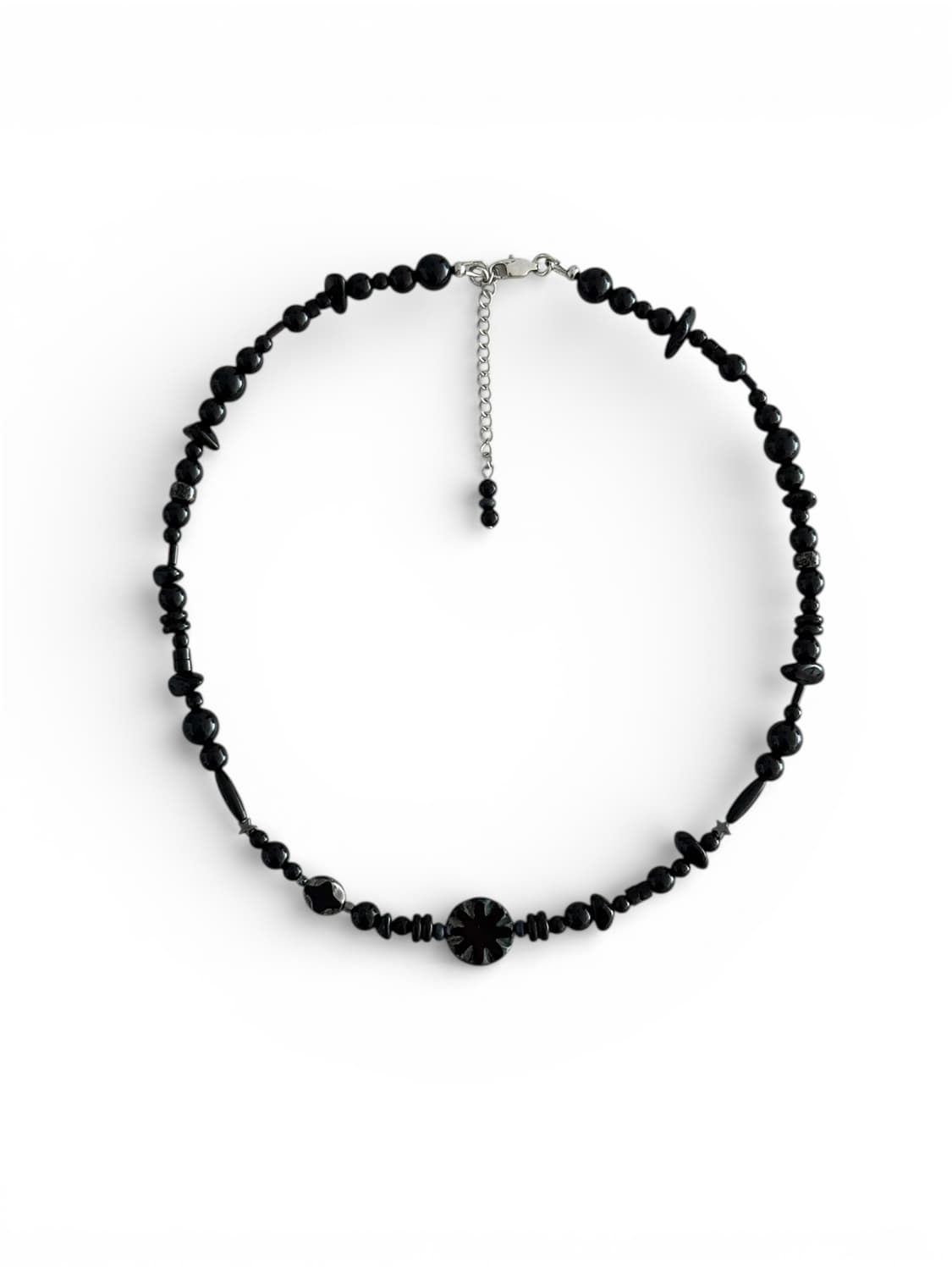 블랙 보헤미안 원석 목걸이 상품이미지3
