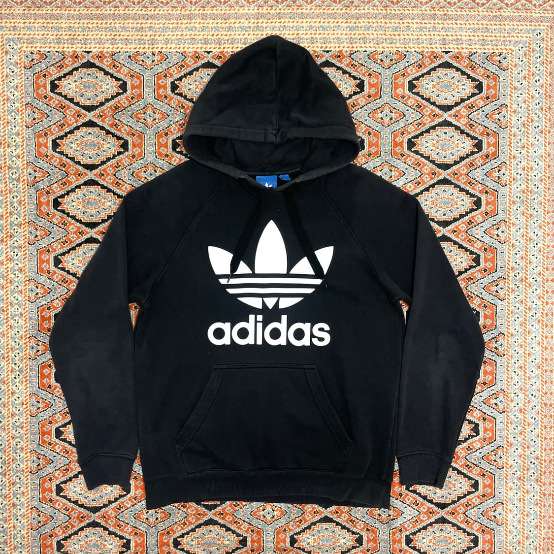 아디다스 파이어버드 블랙 기모 후드티셔츠 남성100 상품이미지1