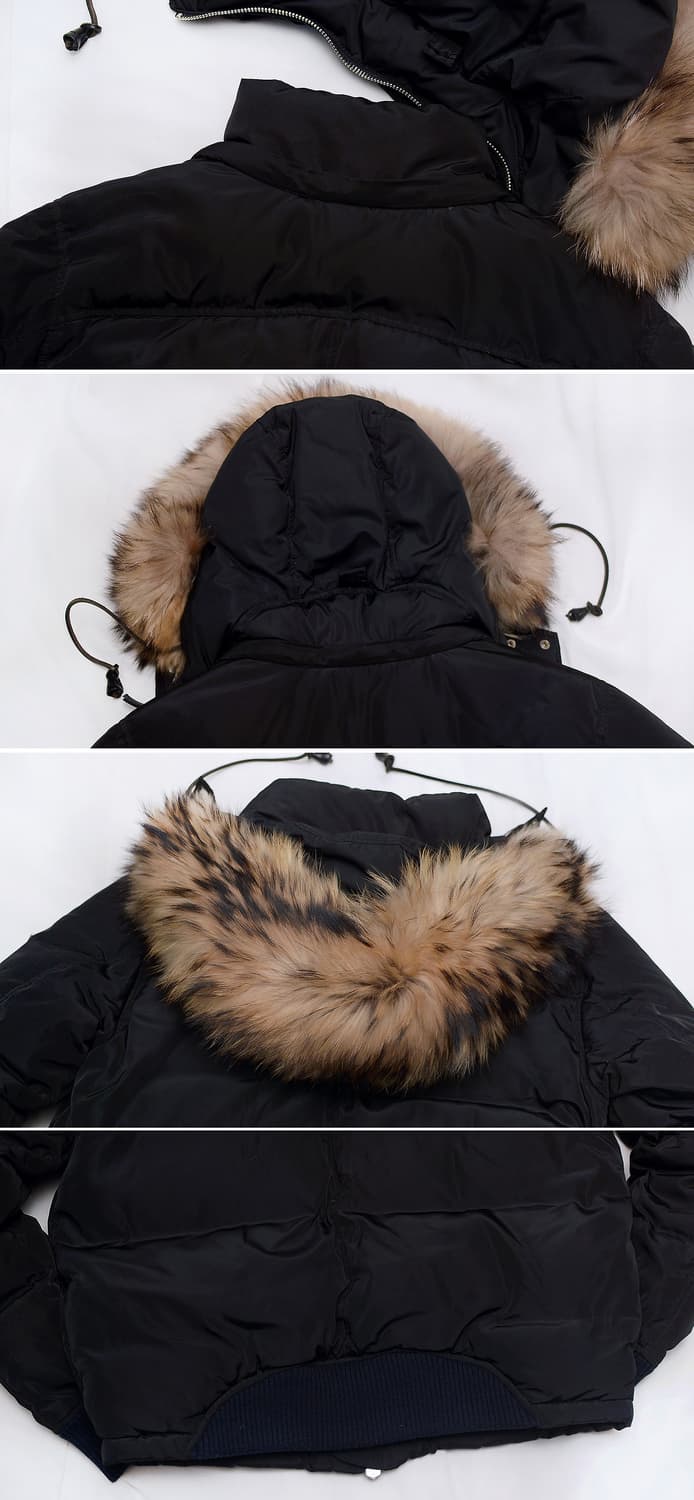 디스퀘어드 몬스터퍼 구스다운 와이드 지퍼 패딩 봄버 (48 / 100+) 상품이미지5