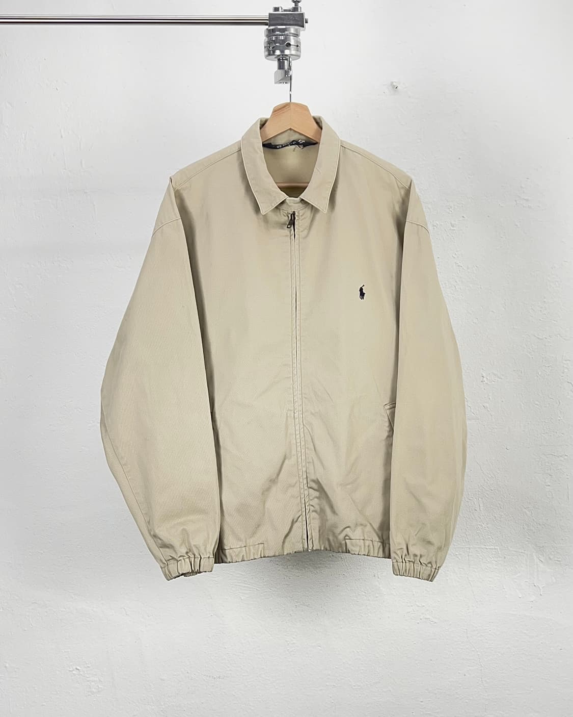 폴로 랄프로렌 아이보리 코튼 쉘 포니 스윙톱 자켓 상품이미지1