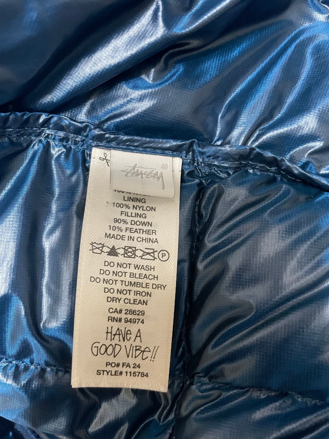 스투시 미드웨이트 퍼퍼 로얄 L사이즈 싸게 팝니다.  상품이미지3