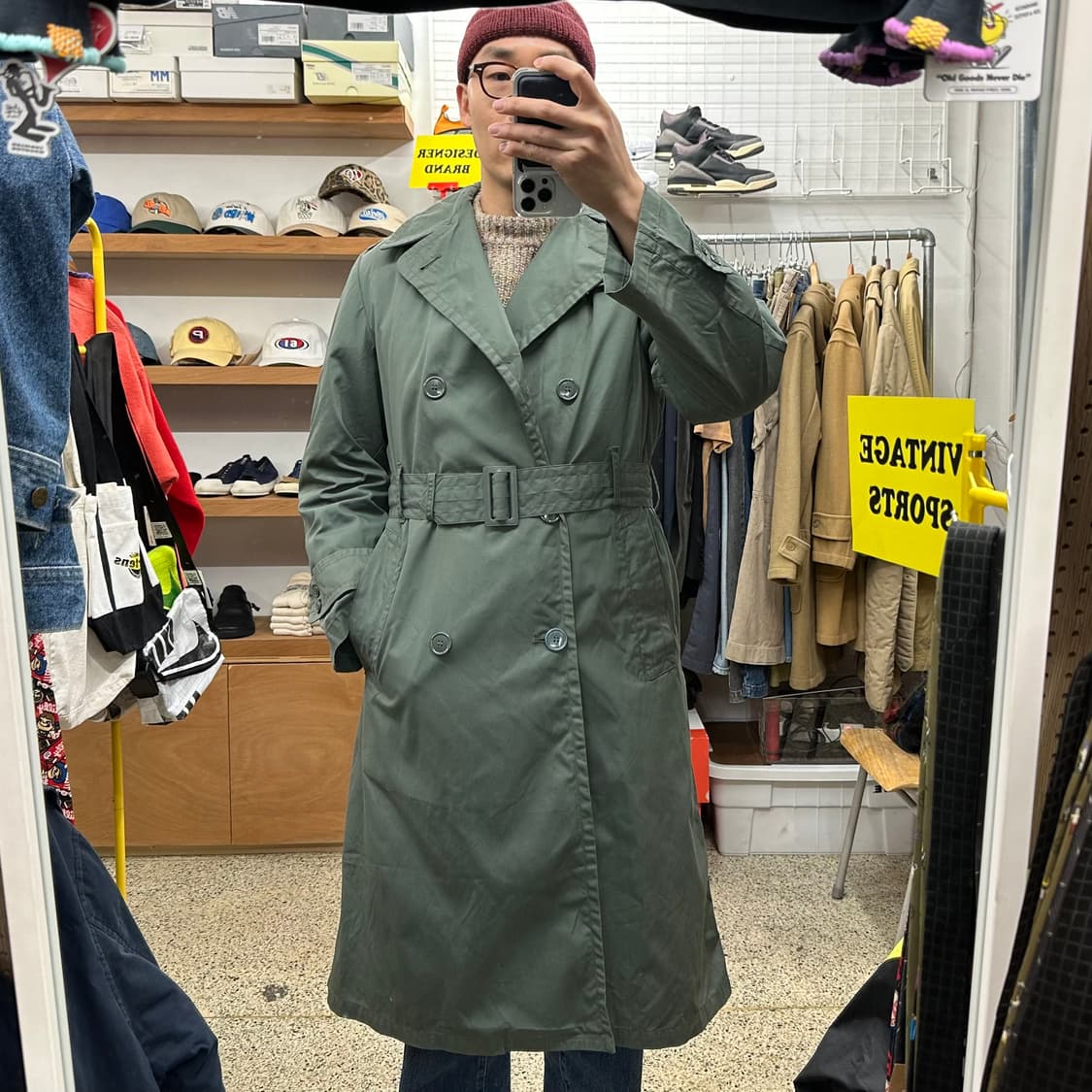 60’s US 아미 레인코트 상품이미지10