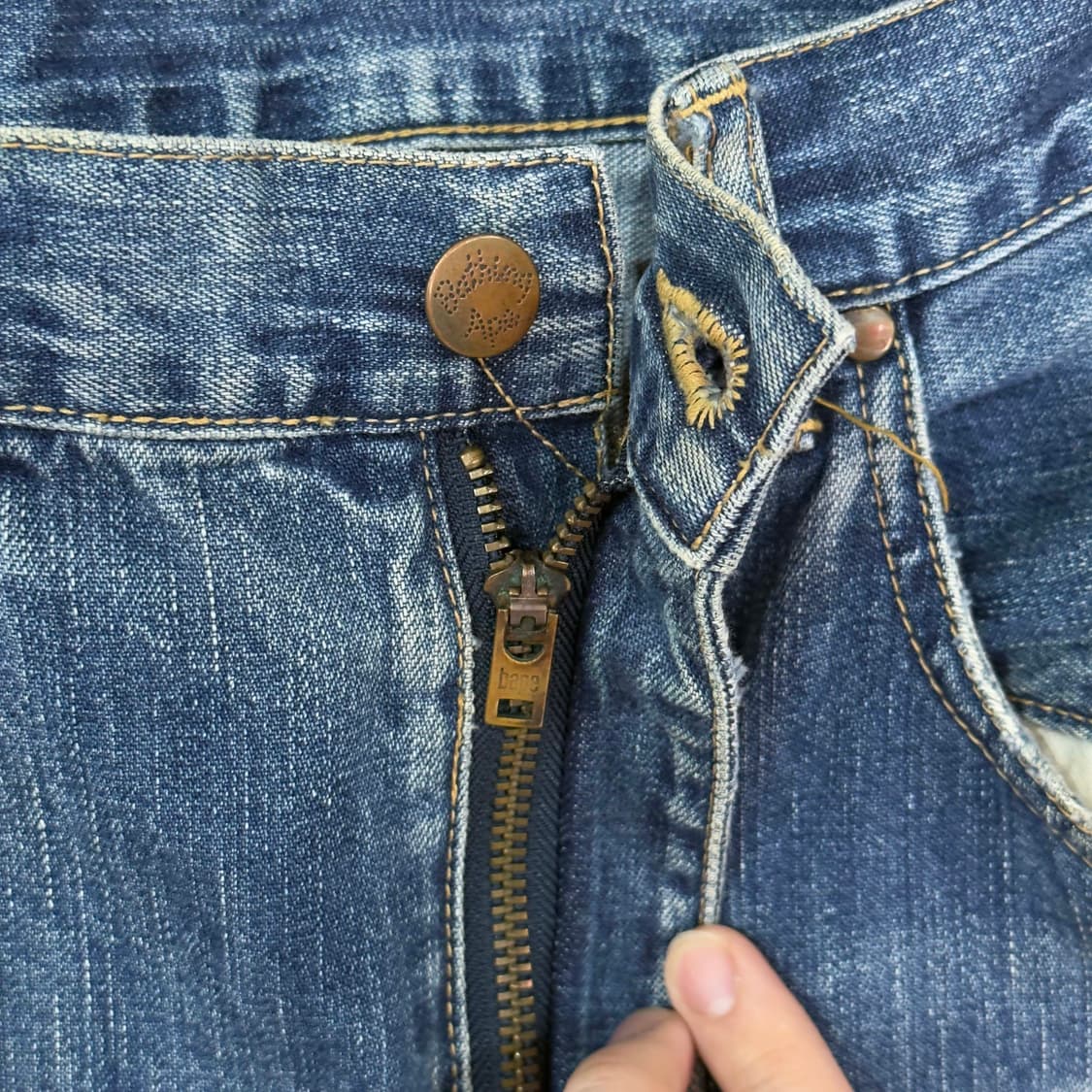 베이프 사루 데님 팬츠 상품이미지5