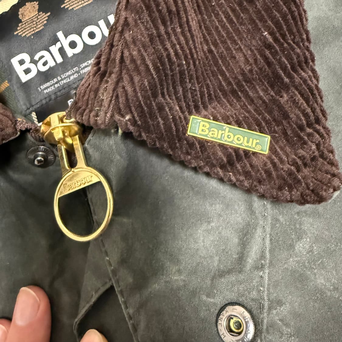 바버 뷰포트 자켓 세이지 42 상품이미지3