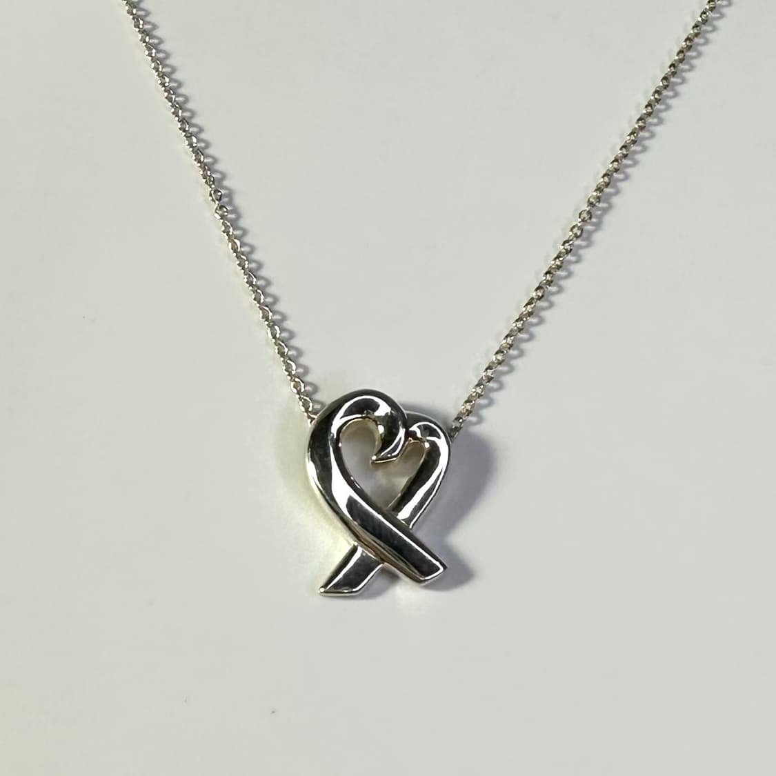 [S+급/풀구성] 티파니앤코 팔로마 피카소 러빙하트 목걸이 실버 상품이미지7