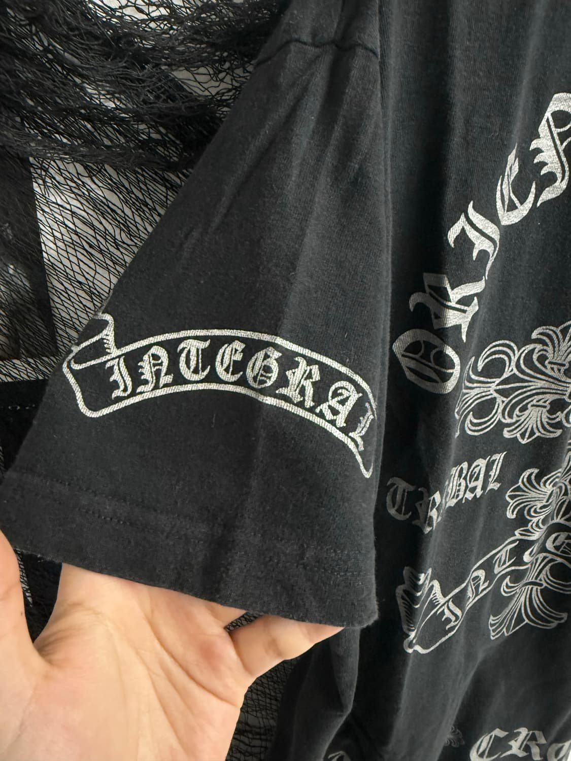 00s cross printing detail collar halfsle 상품이미지5