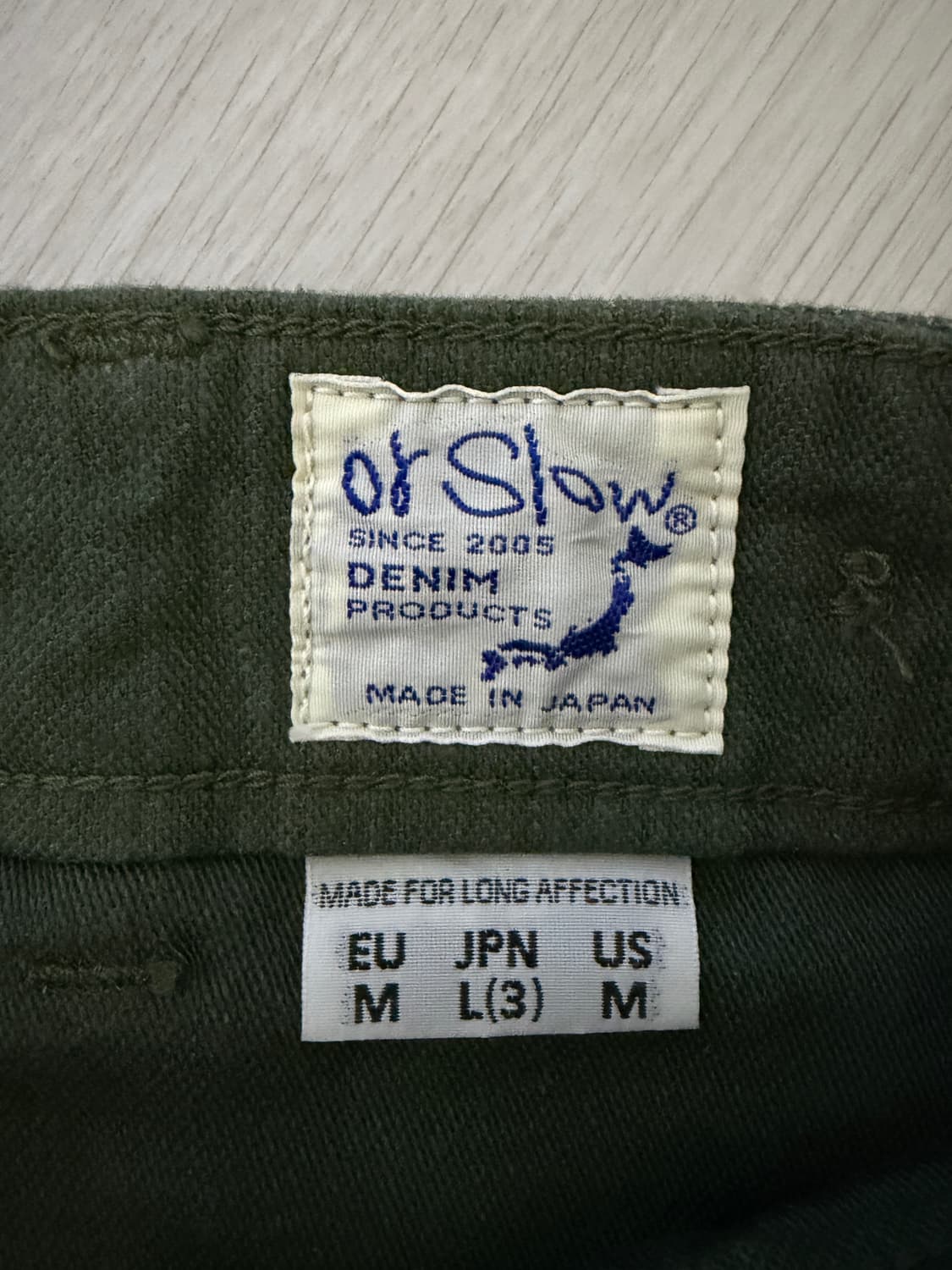 오어슬로우 US아미 퍼티그팬츠 상품이미지3