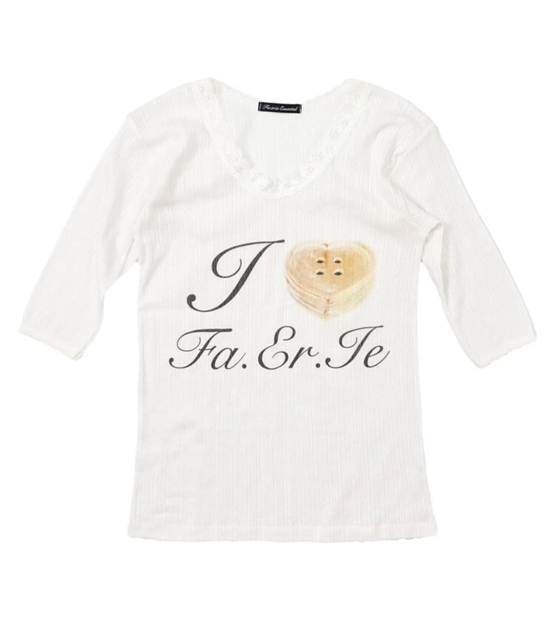 샴페어리 레이스 티셔츠 [F.E.E.S] 상품이미지1