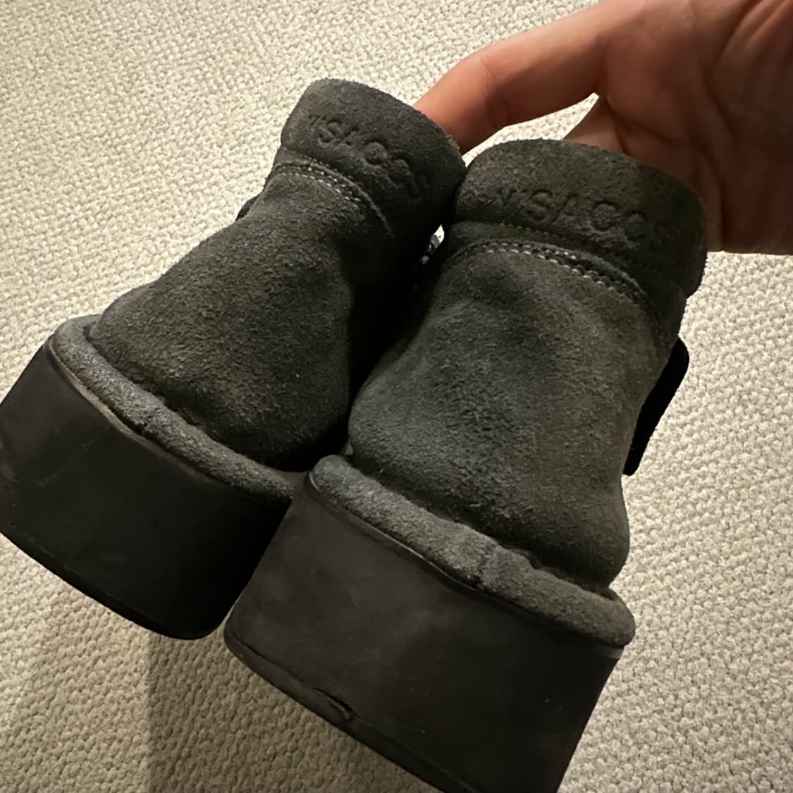 00s 요지야마모토 Y’s 벨크로 스퀘어토 부츠 상품이미지6