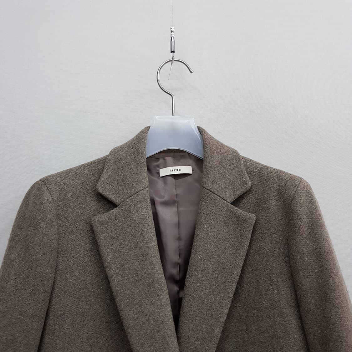 한섬 SYSTEM 울캐시미어 클래식 롱 테일러드 코트 82-94-160 상품이미지2