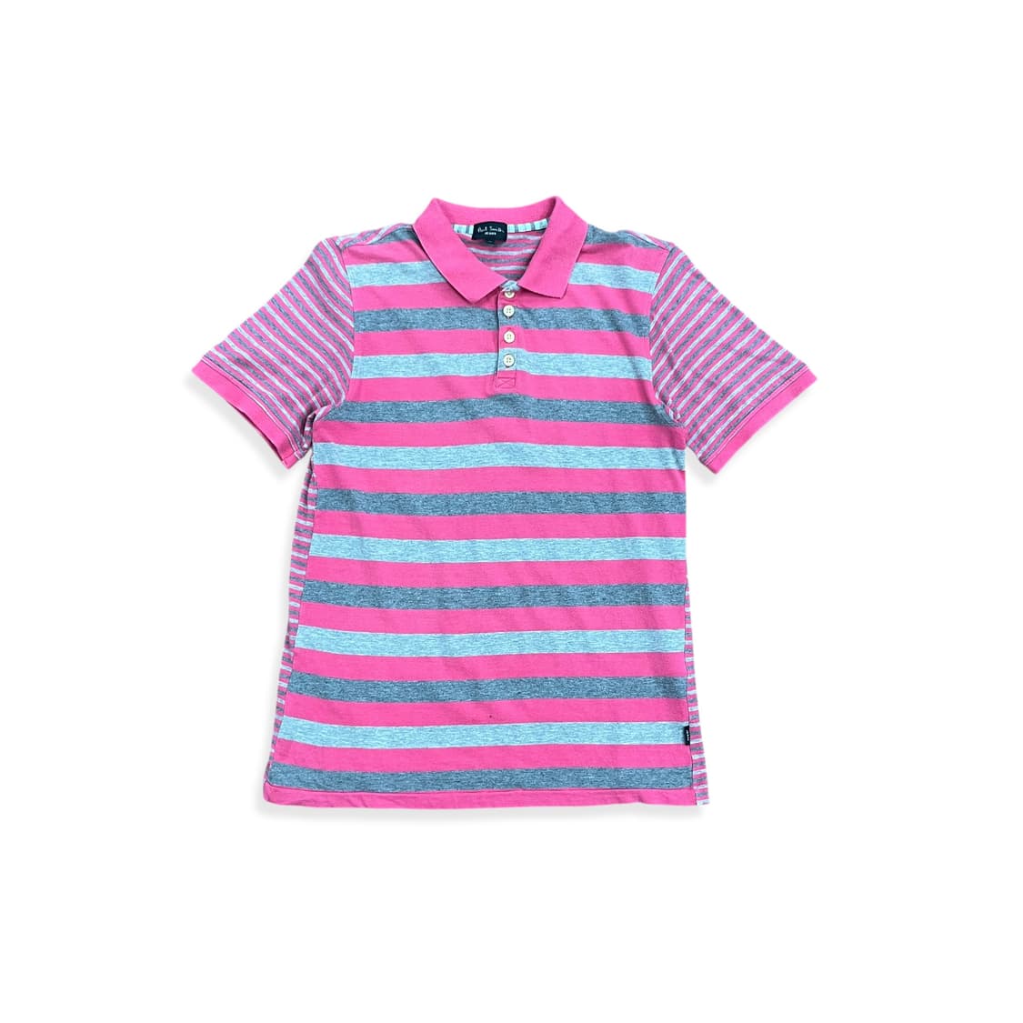 Paul Smith, Pink Stripe Collar Top 상품이미지2
