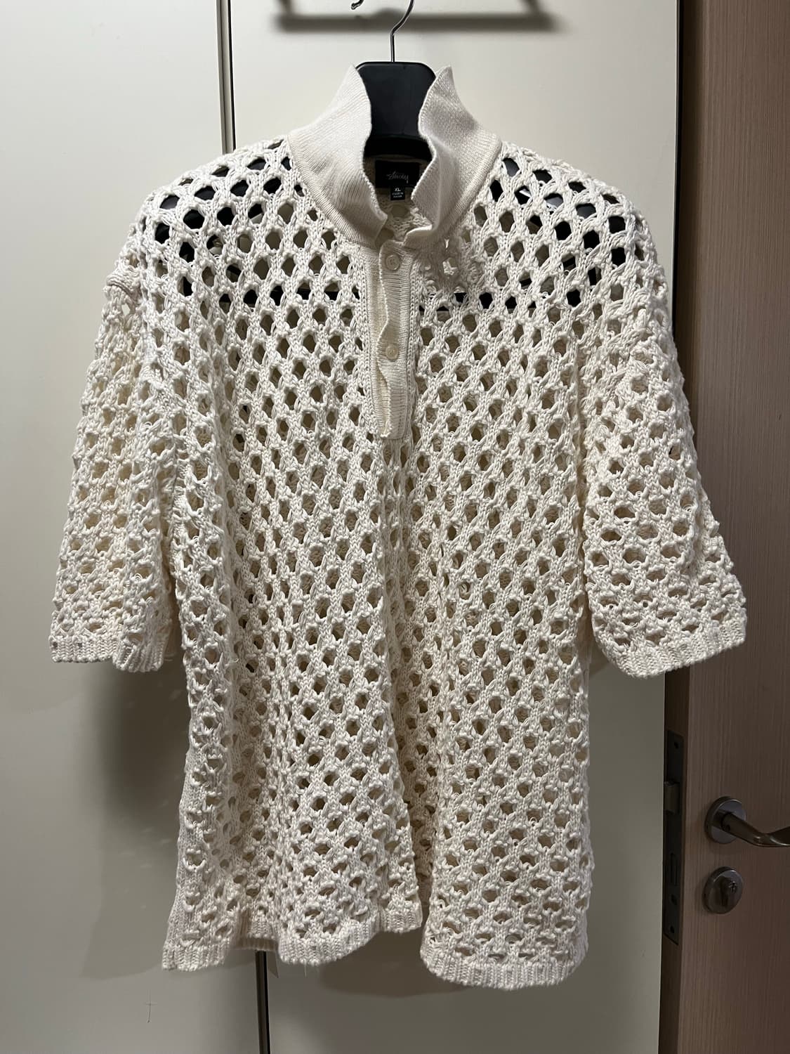 stussy big mesh polo sweater 상품이미지2