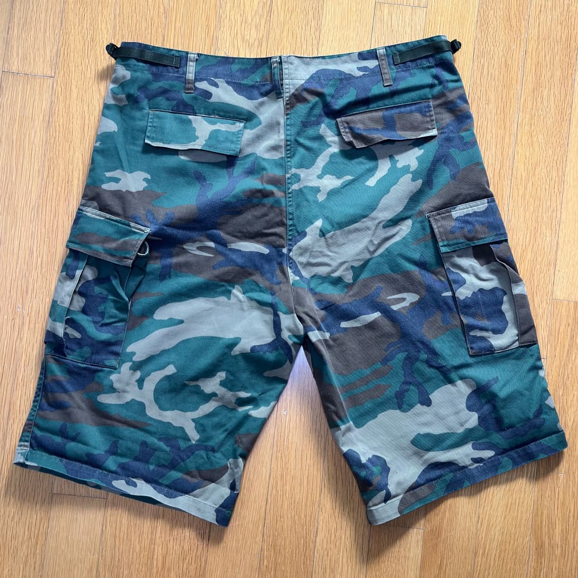 Rothco 빈티지 우드랜드카모 카고 쇼트팬츠 L 상품이미지6