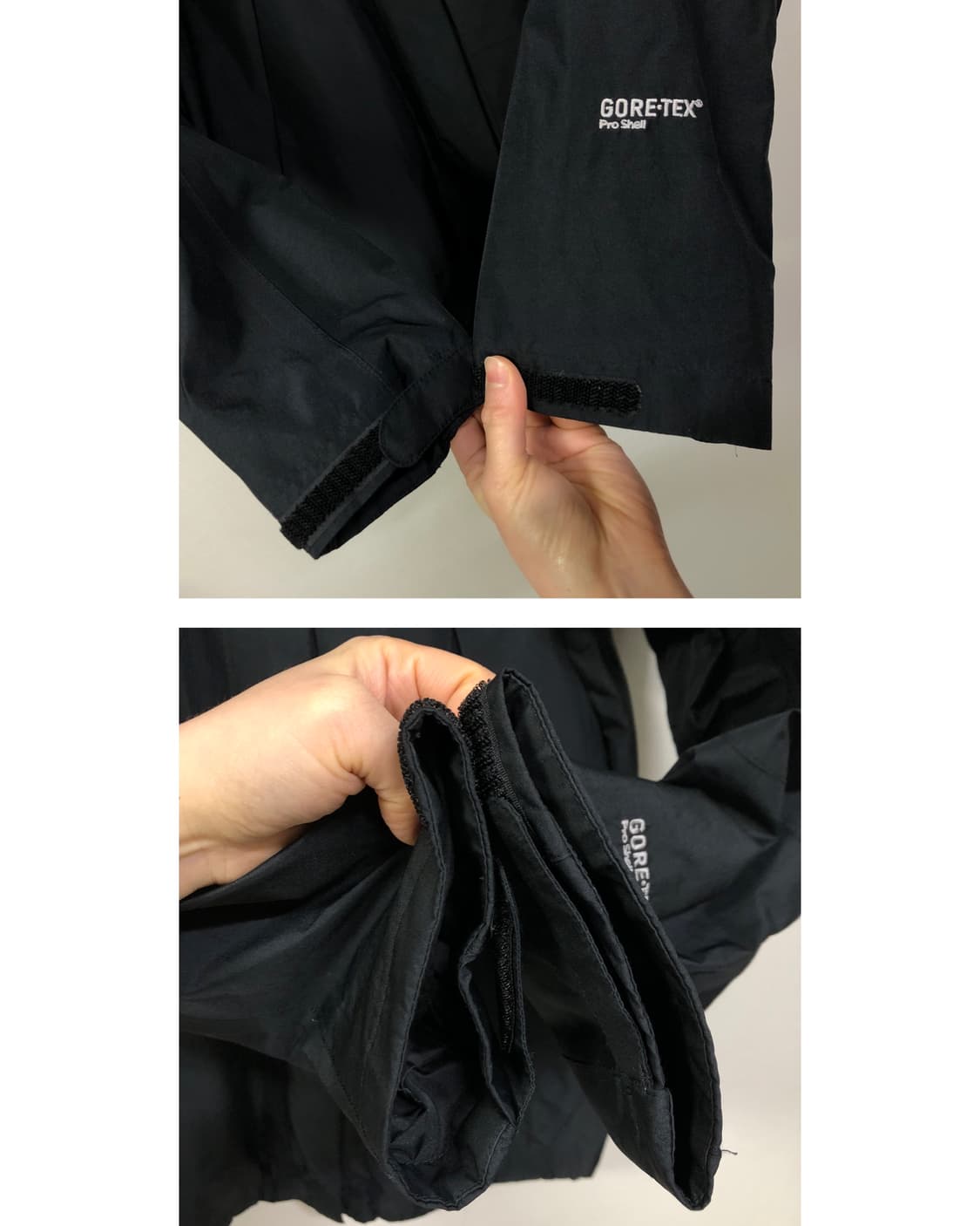노스페이스 여성 써밋시리즈 고어텍스 프로쉘 바람막이 자켓 _ 블랙 90L 상품이미지7