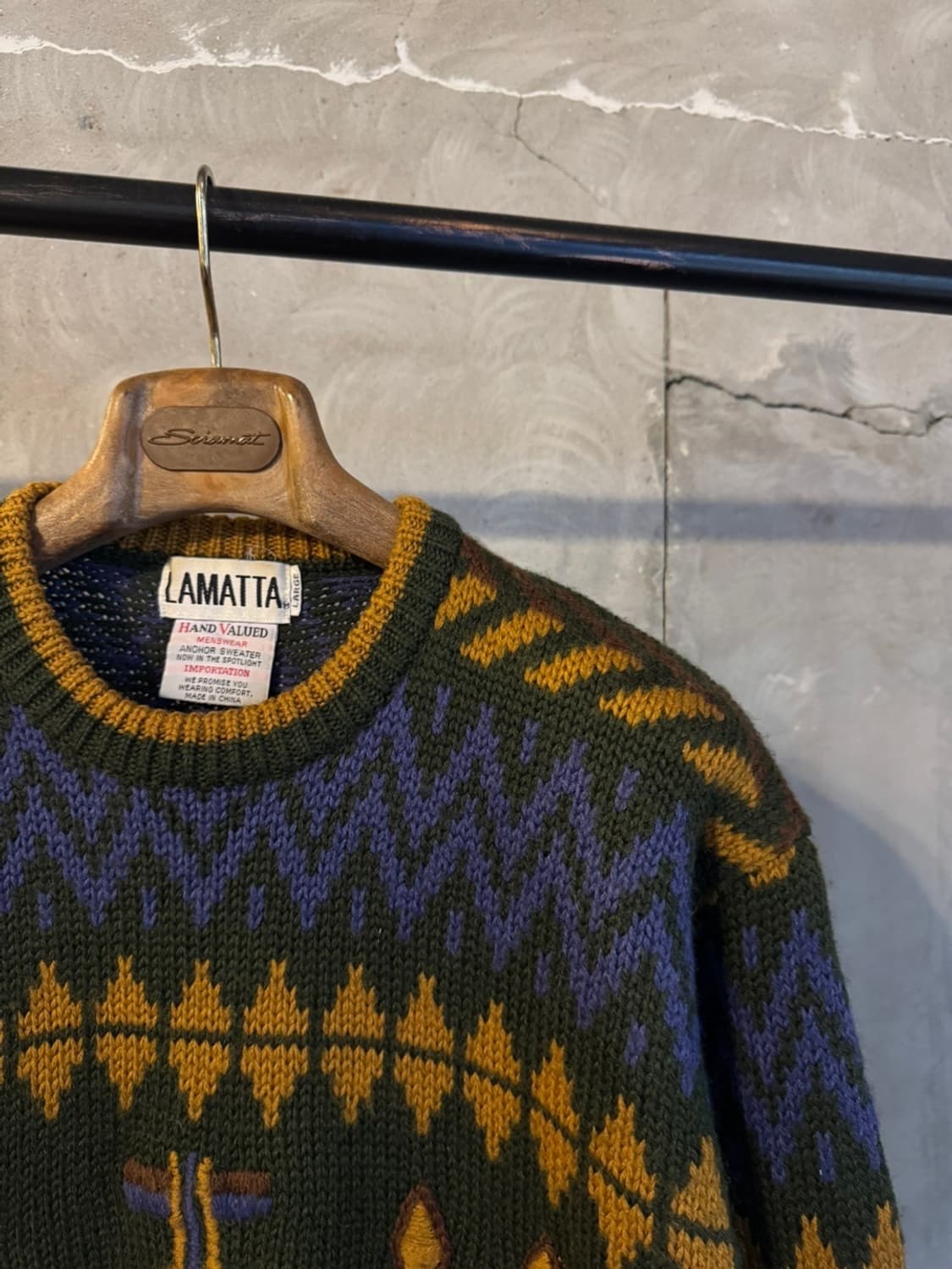 LAMATTA 램스울 핸드 니트 100 상품이미지4