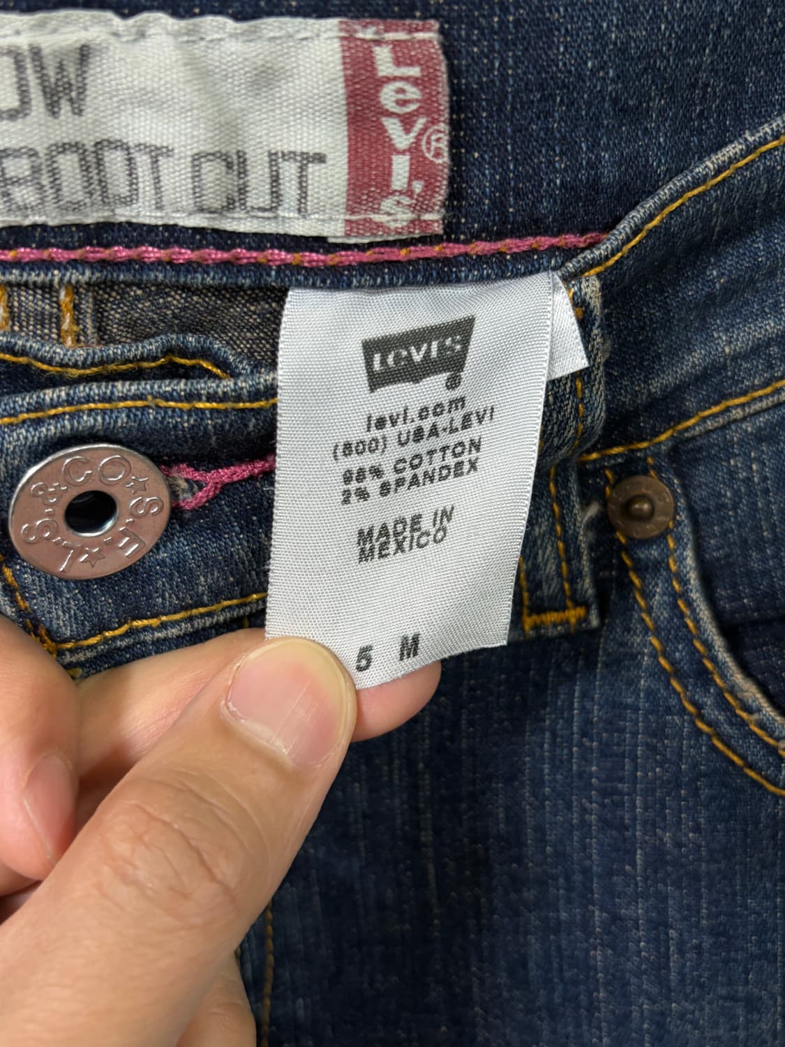 리바이스 (Levis) 518 부츠컷 데님 상품이미지4