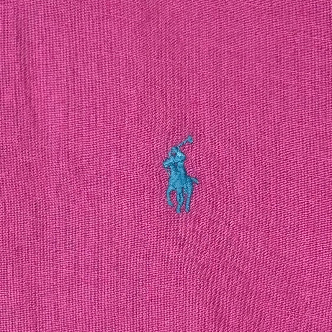 S) 폴로 랄프로렌 핑크 반팔 린넨 셔츠 상품이미지4
