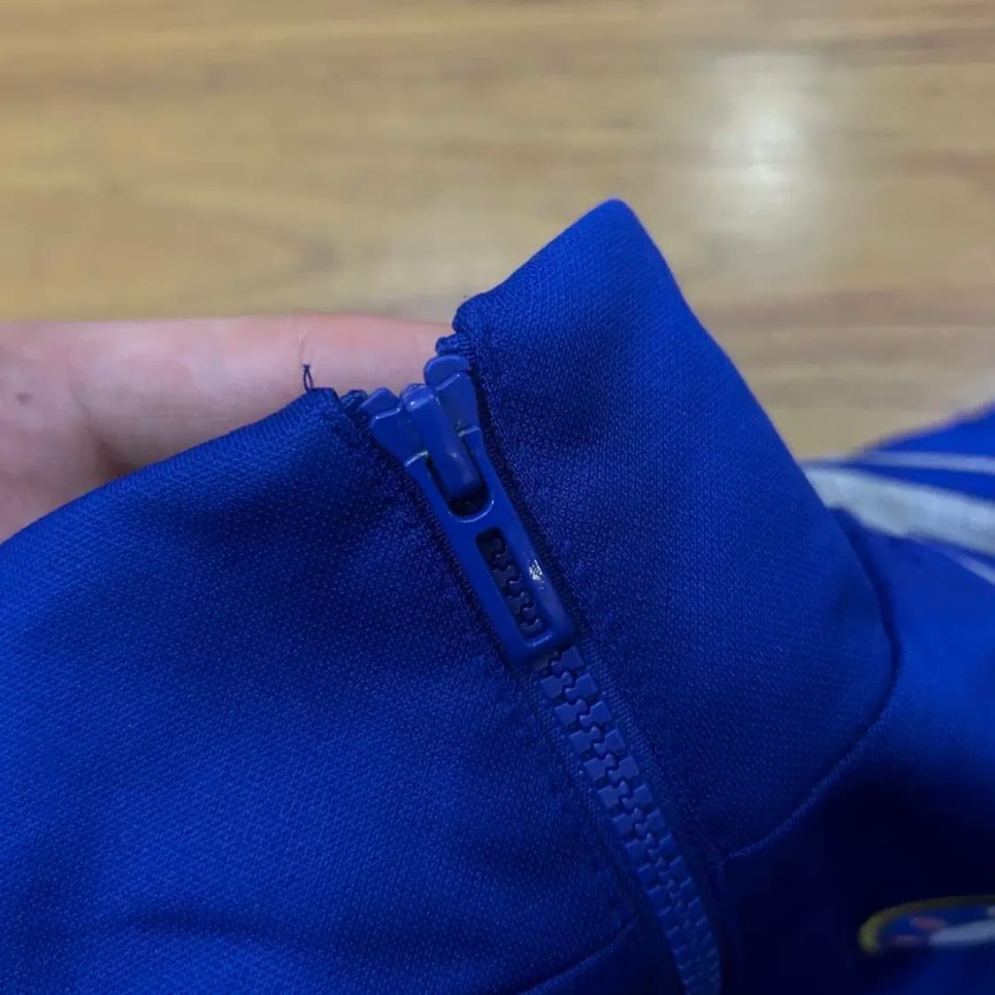 아디다스 첼시 블루 그레이 스웻삼선 져지(95) 상품이미지4