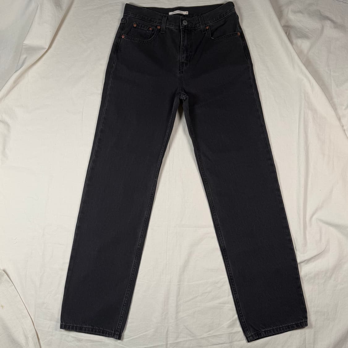 리바이스 w26 흑청 데님 청바지 상품이미지2