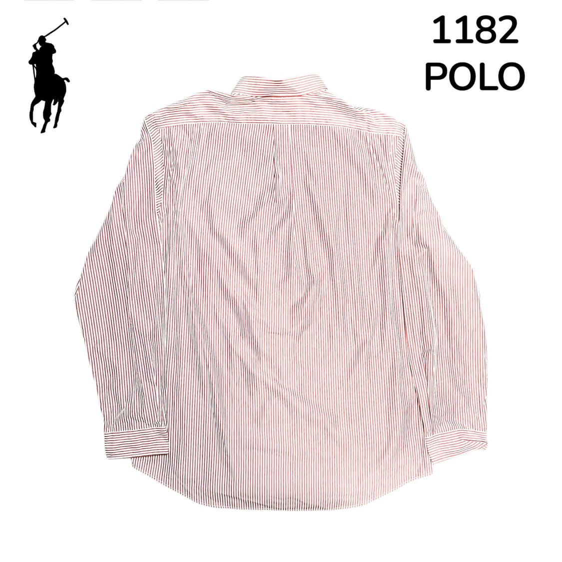 폴로 레드 스트라이프 신형 셔츠 XXL 상품이미지3