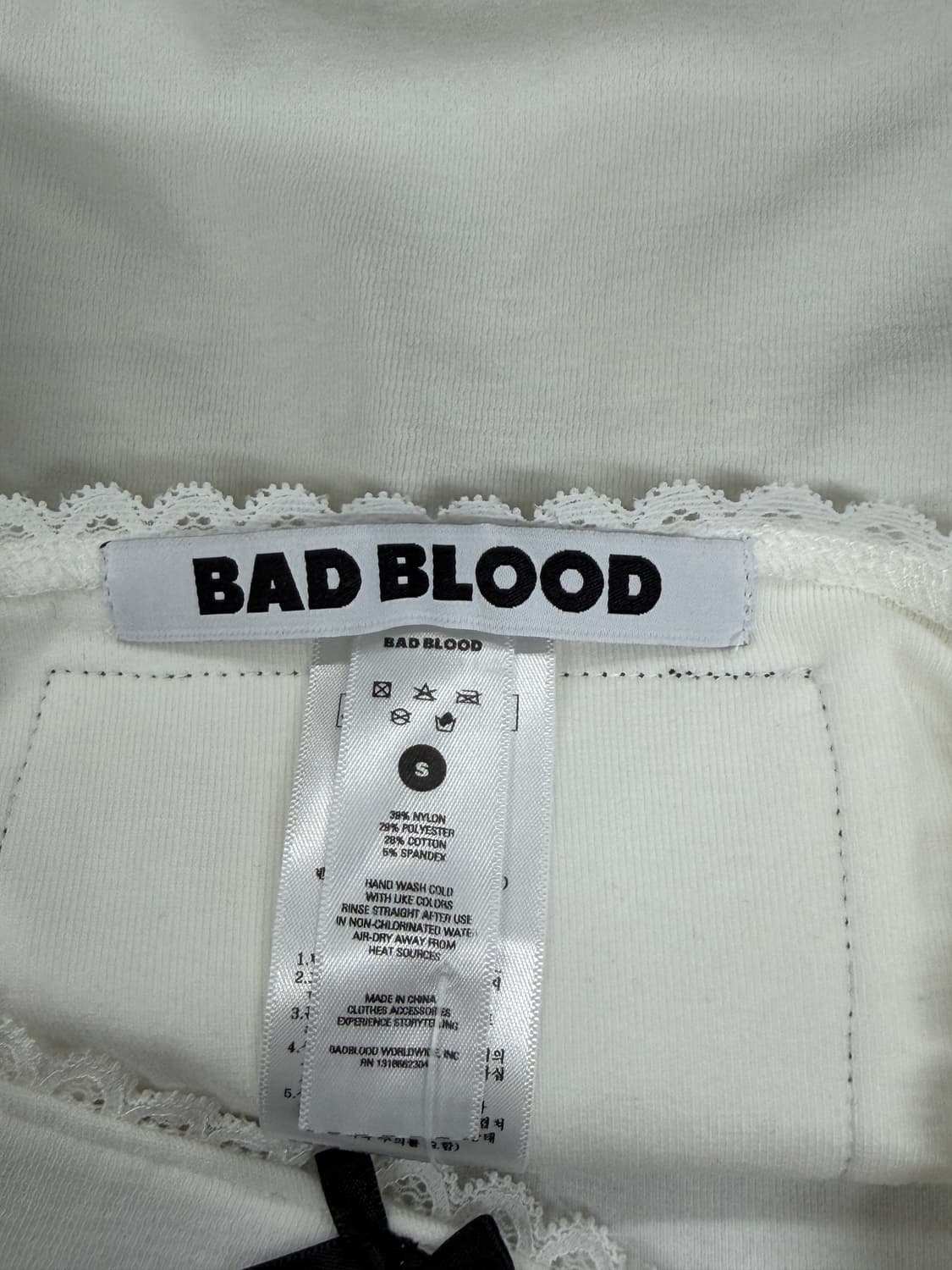 BAD BLOOD 배드블러드 나시 S (새제품) 상품이미지3