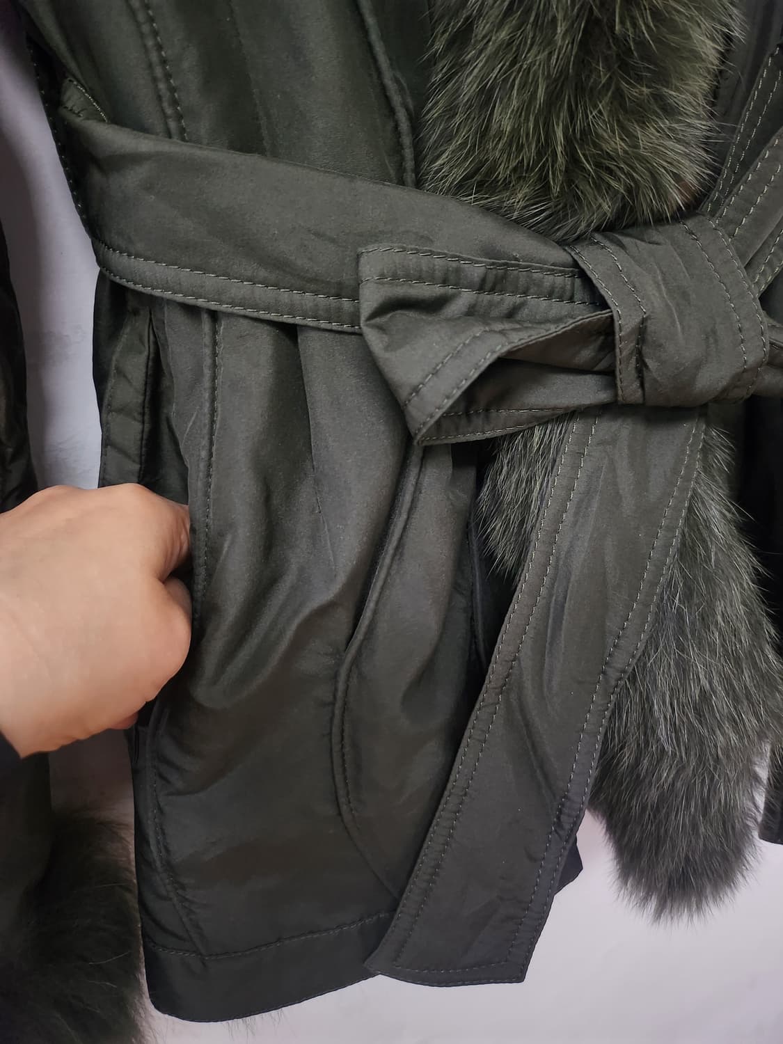 일본빈티지 사가폭스리버시블코트 상품이미지8