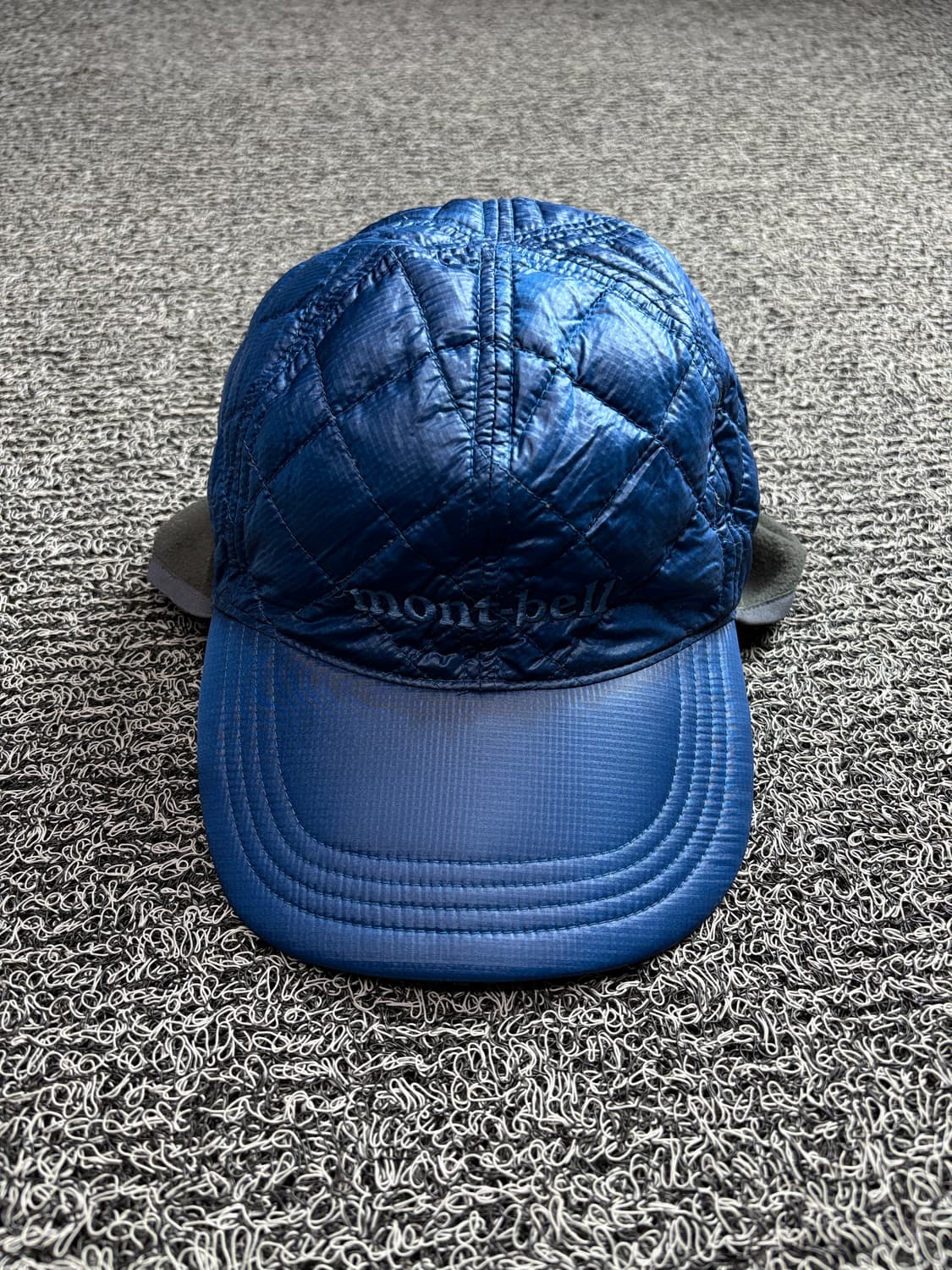 몽벨 이어플랩 퀼티드 블루 메탈 볼캡 1924 상품이미지2