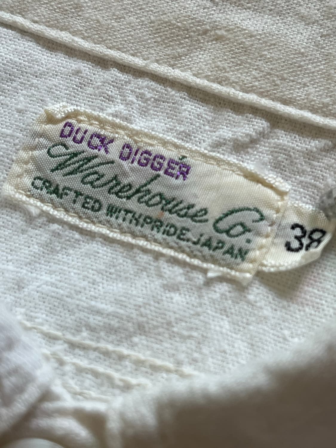 WAREHOUSE COTTON WORK SHIRTS 상품이미지9