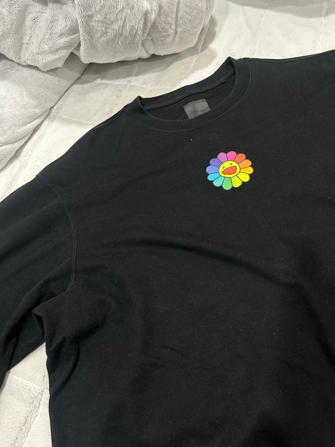 뉴에라 x 무라카미 타카시 플라워 롱슬리브 티셔츠 상품이미지1