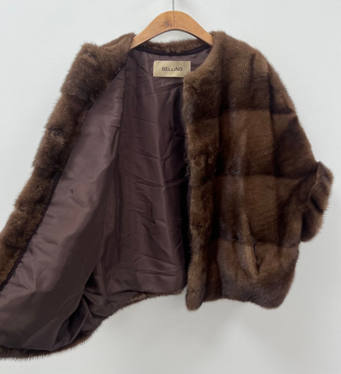 코펜하겐 벨리노 볼레로 가오리 밍크 자켓(정품) 상품이미지7