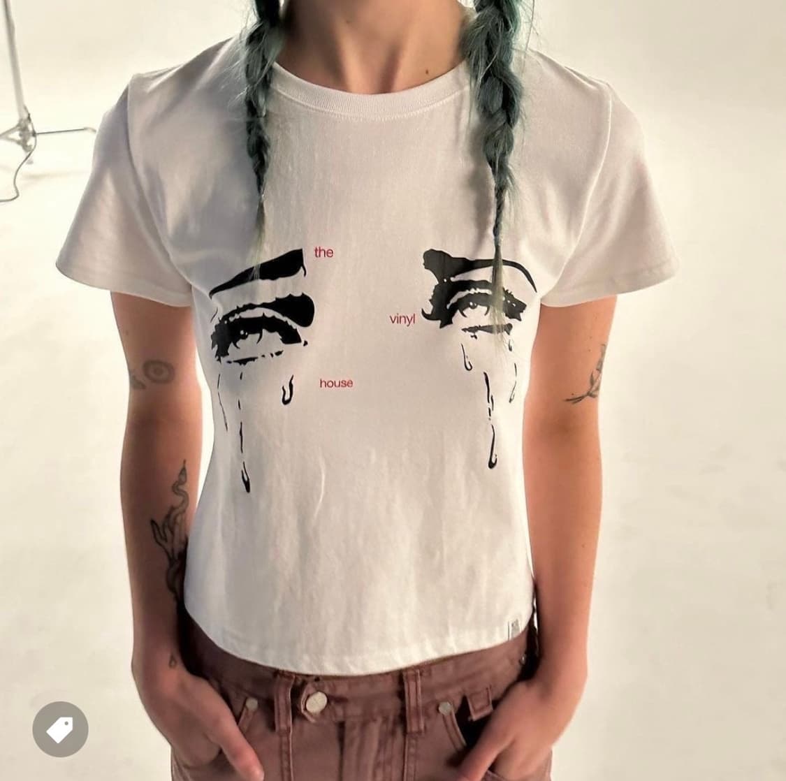 더바이닐하우스 프린팅 반팔 티셔츠 상품이미지1