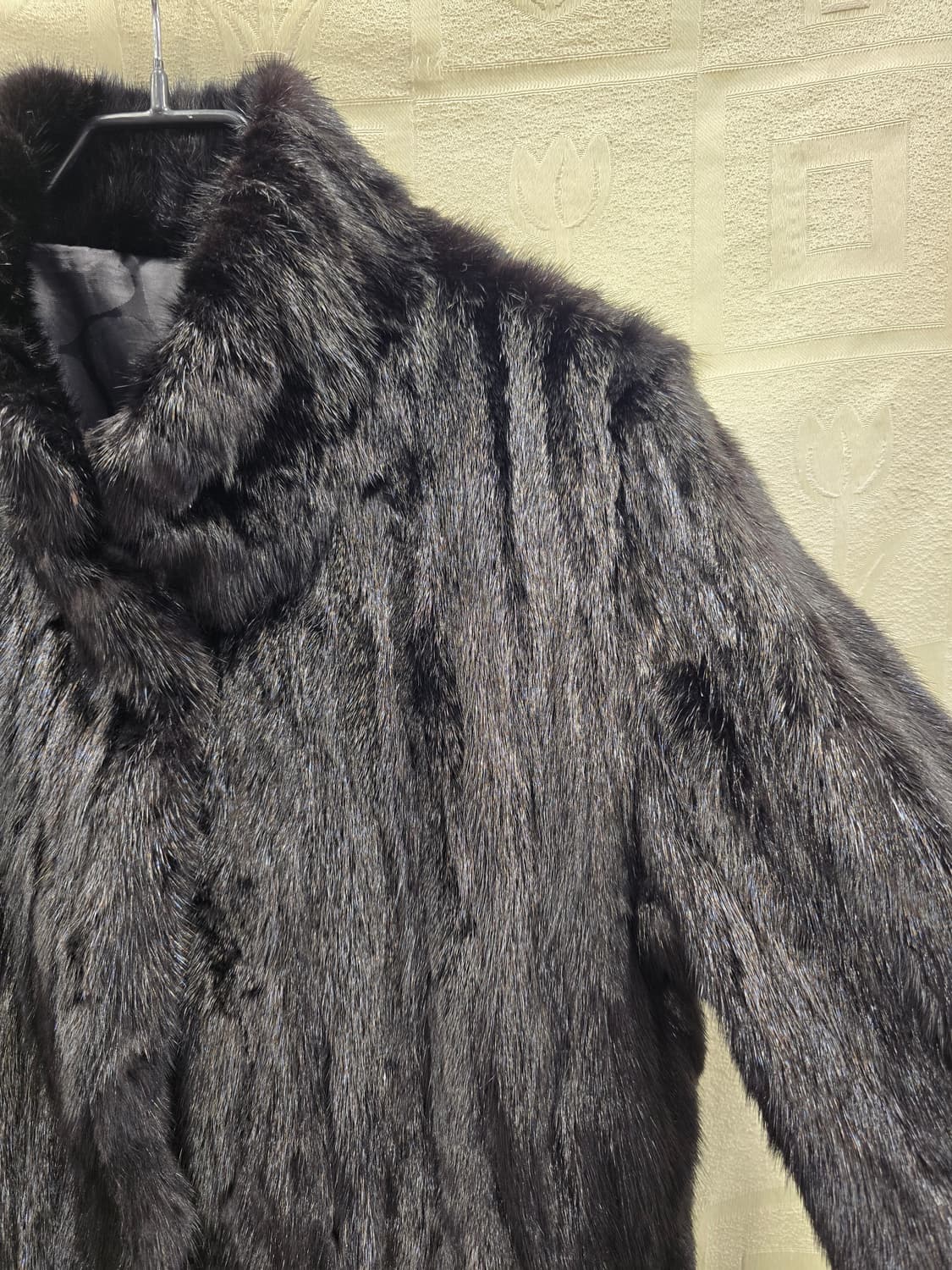 밍크 코트 블랙 S (55) 상품이미지3