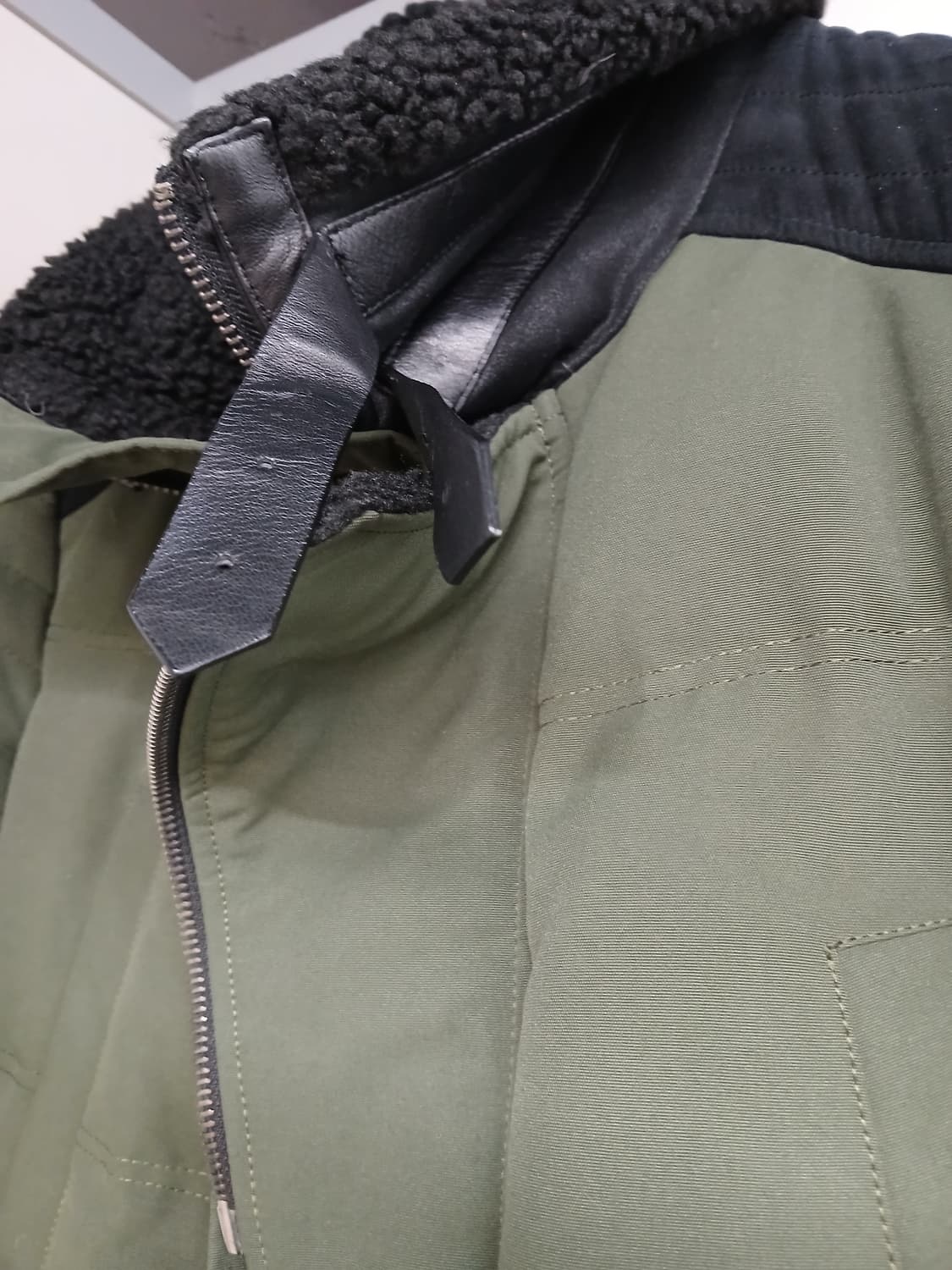 시스템 패딩 (양가죽+오리털) 사이즈 100 상품이미지3