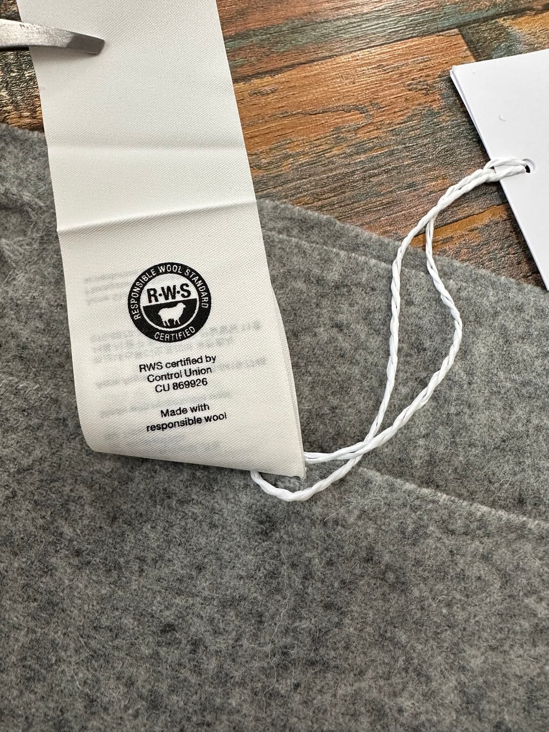 (OS)아크네스튜디오 23FW 울 머플러 멜란지그레이 새상품 상품이미지5