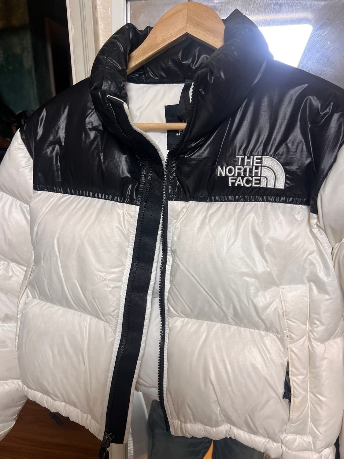 노스페이스 크롭 눕시 화이트 m 상품이미지3